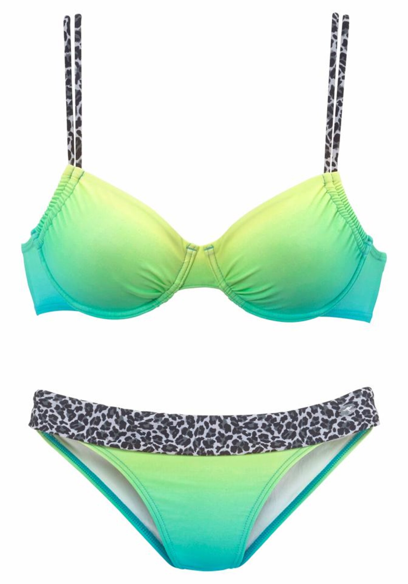 KangaROOS Bikiny  tyrkysová / mätová