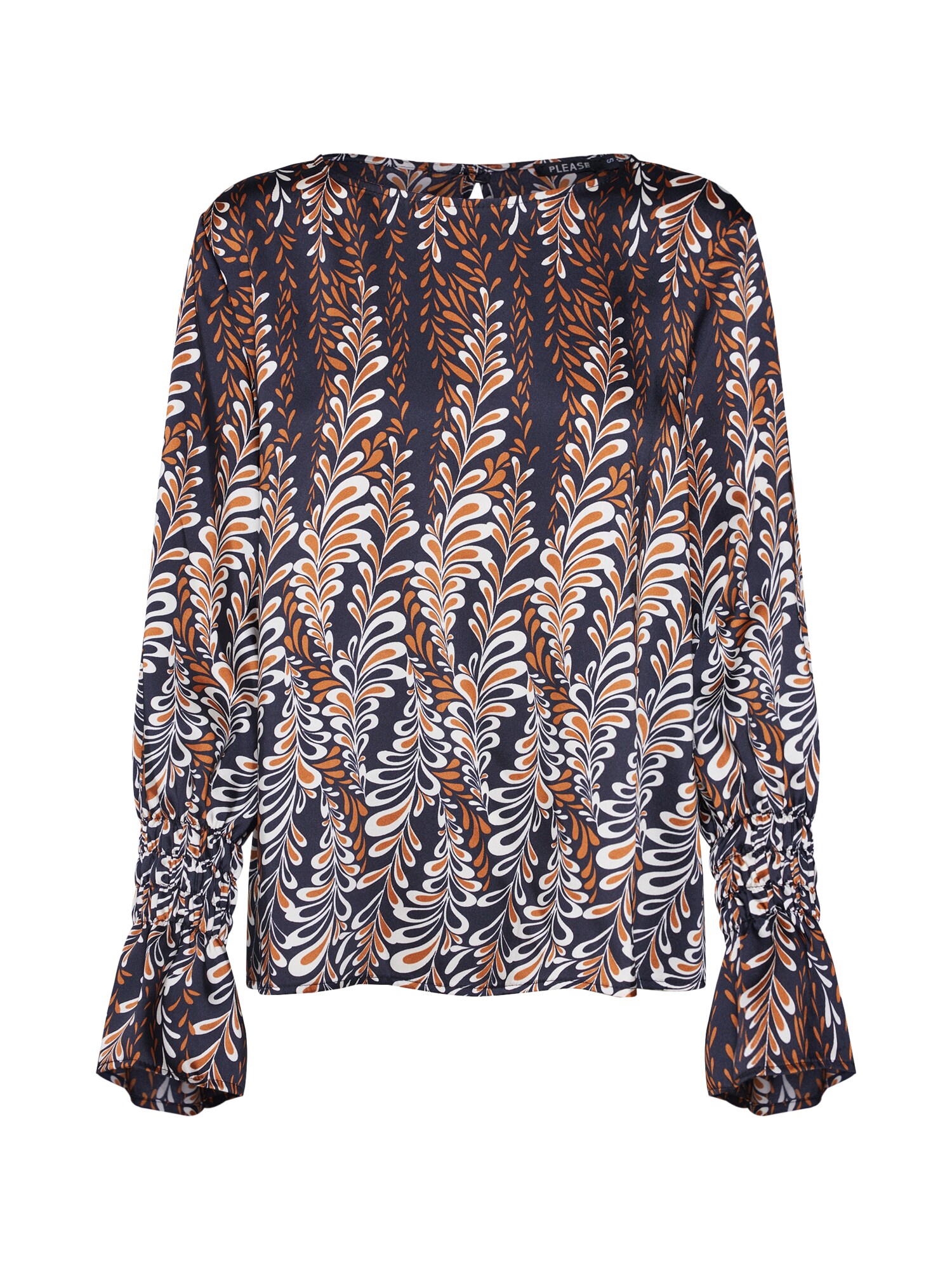 Please Dames Blouse Beige Cognac Gemengde Kleuren please kopen in de aanbieding