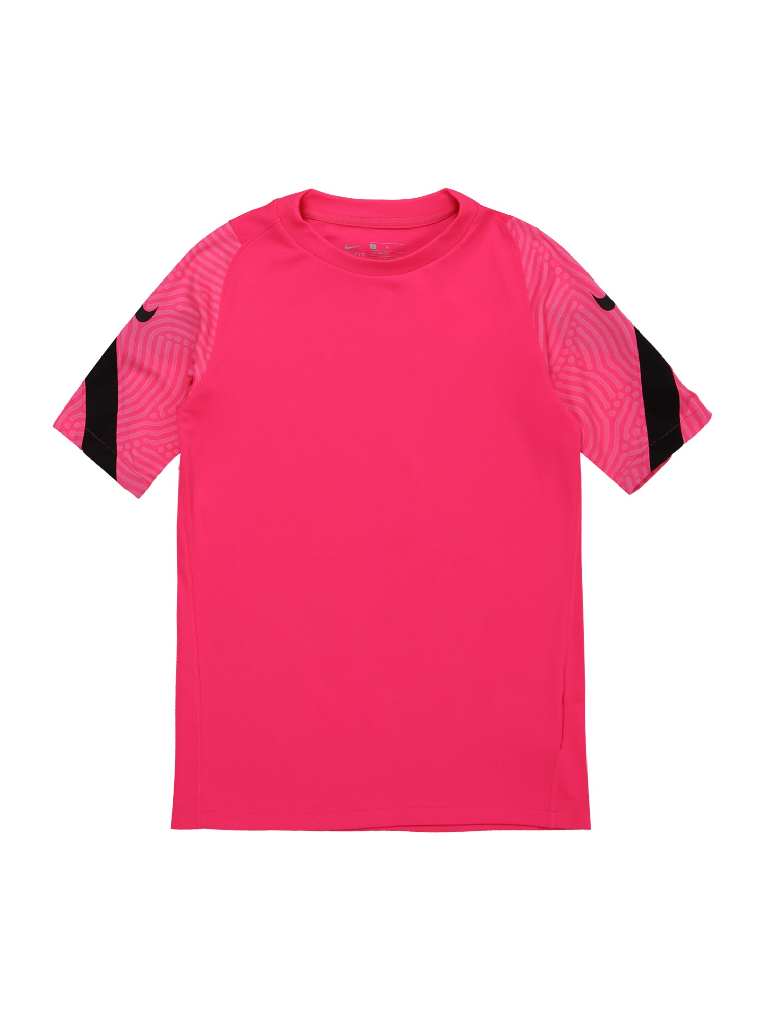 NIKE Sportiniai marškinėliai 'Breathe Strike'  juoda / rožinė