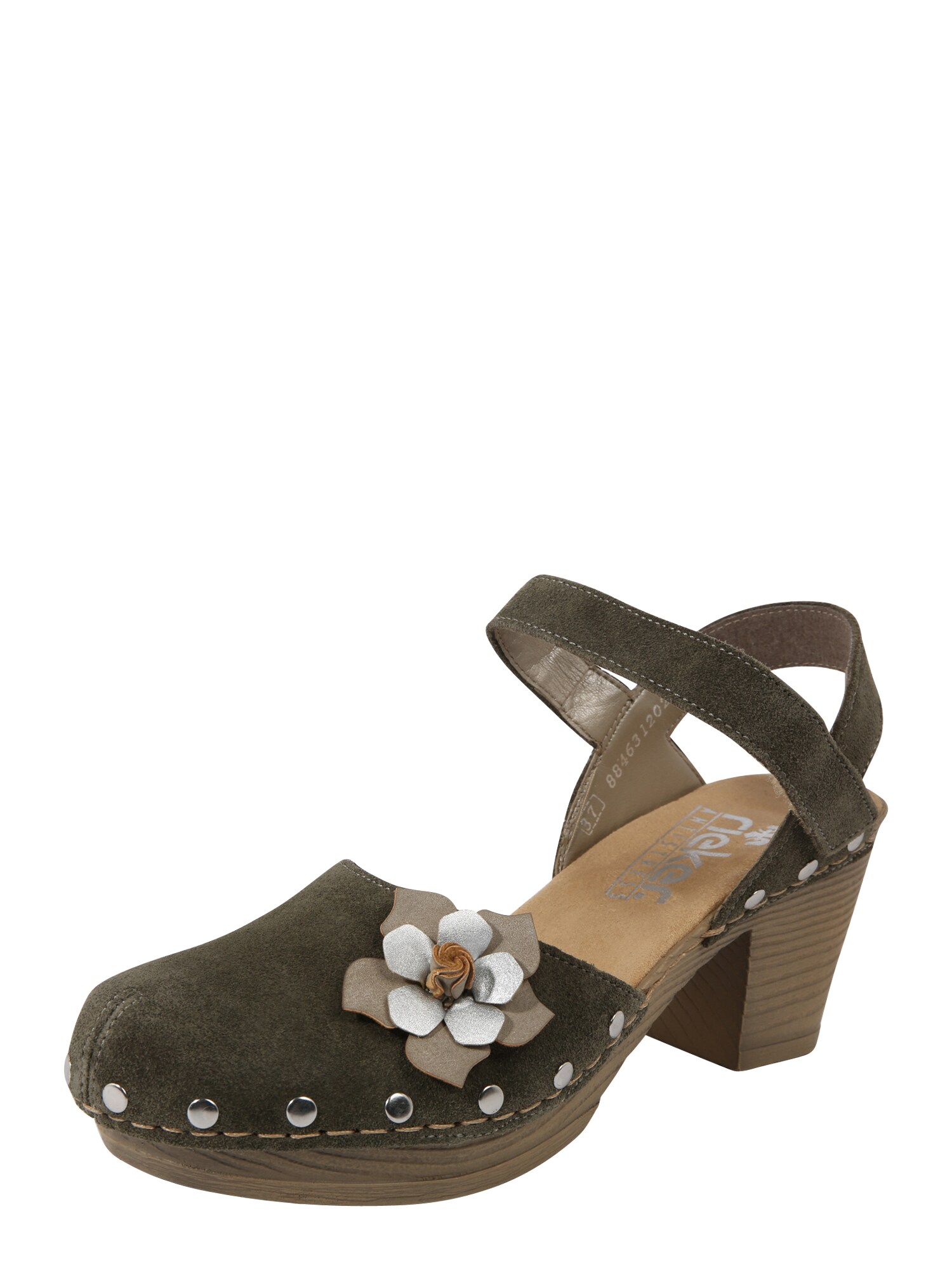 Rieker Dames Pumps Olijfgroen Wit rieker kopen in de aanbieding