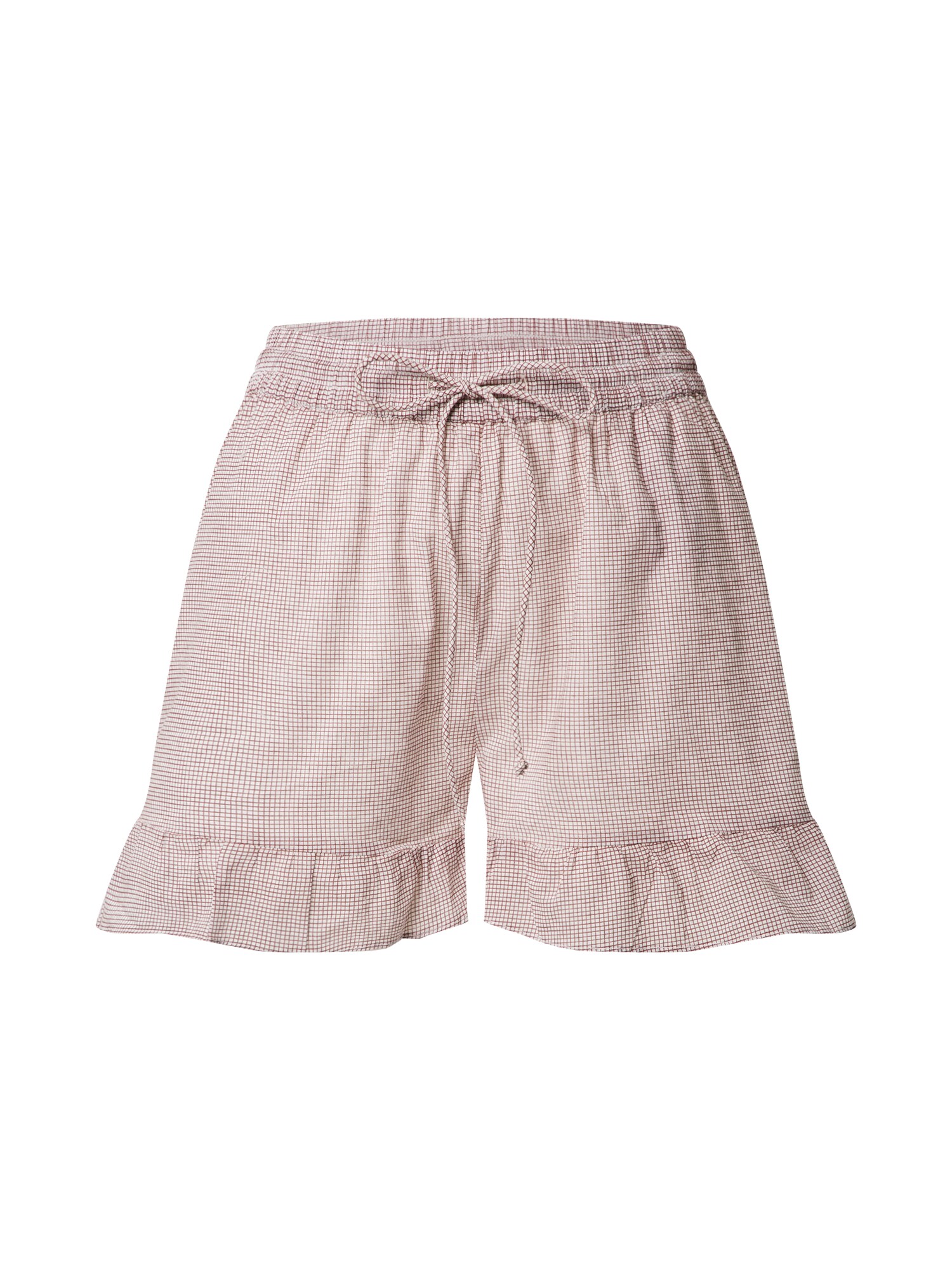 VERO MODA Kelnės 'HADDY'  raudona / balta