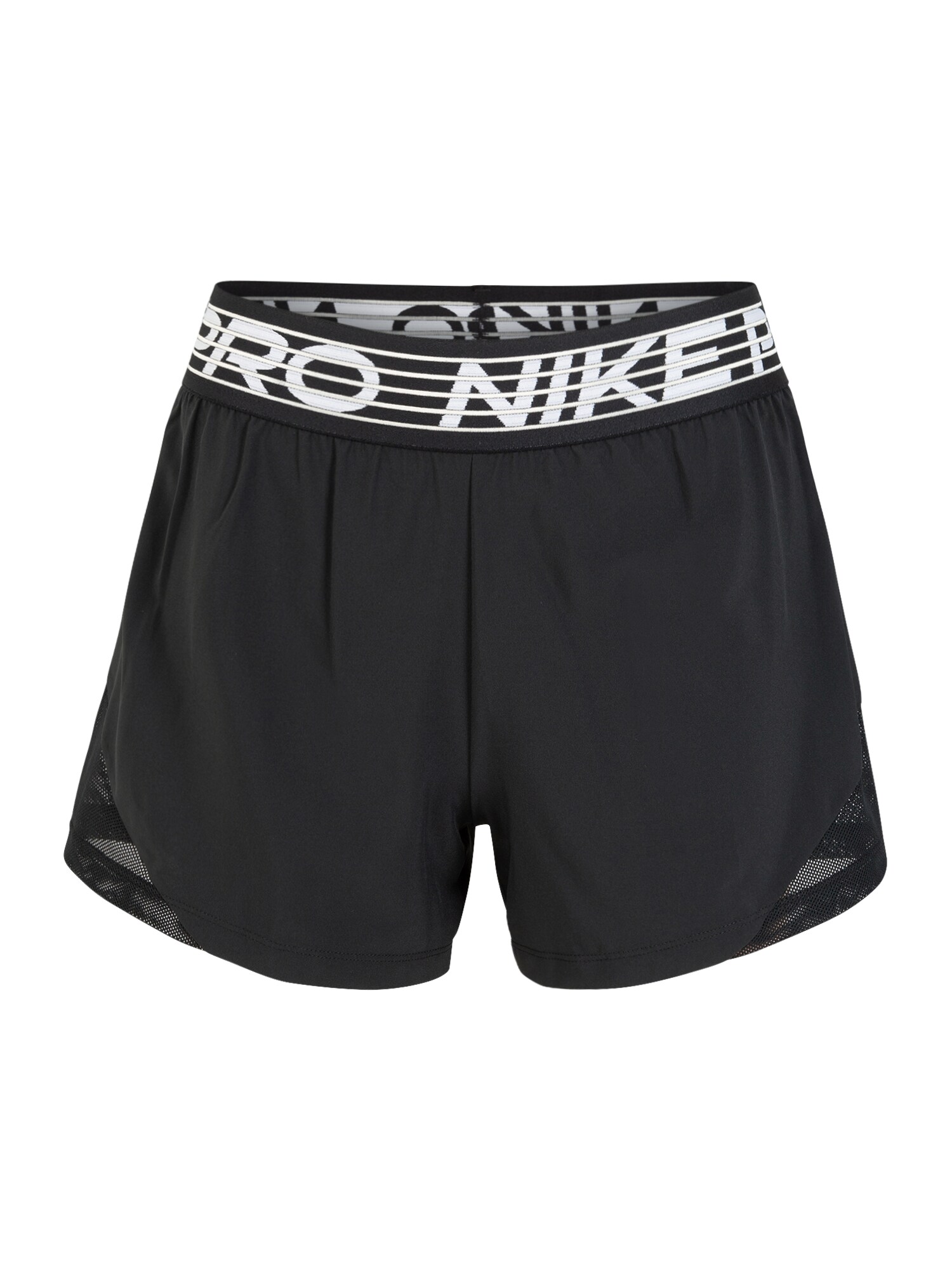 NIKE Sportinės kelnės 'Pro Flex'  balta / juoda