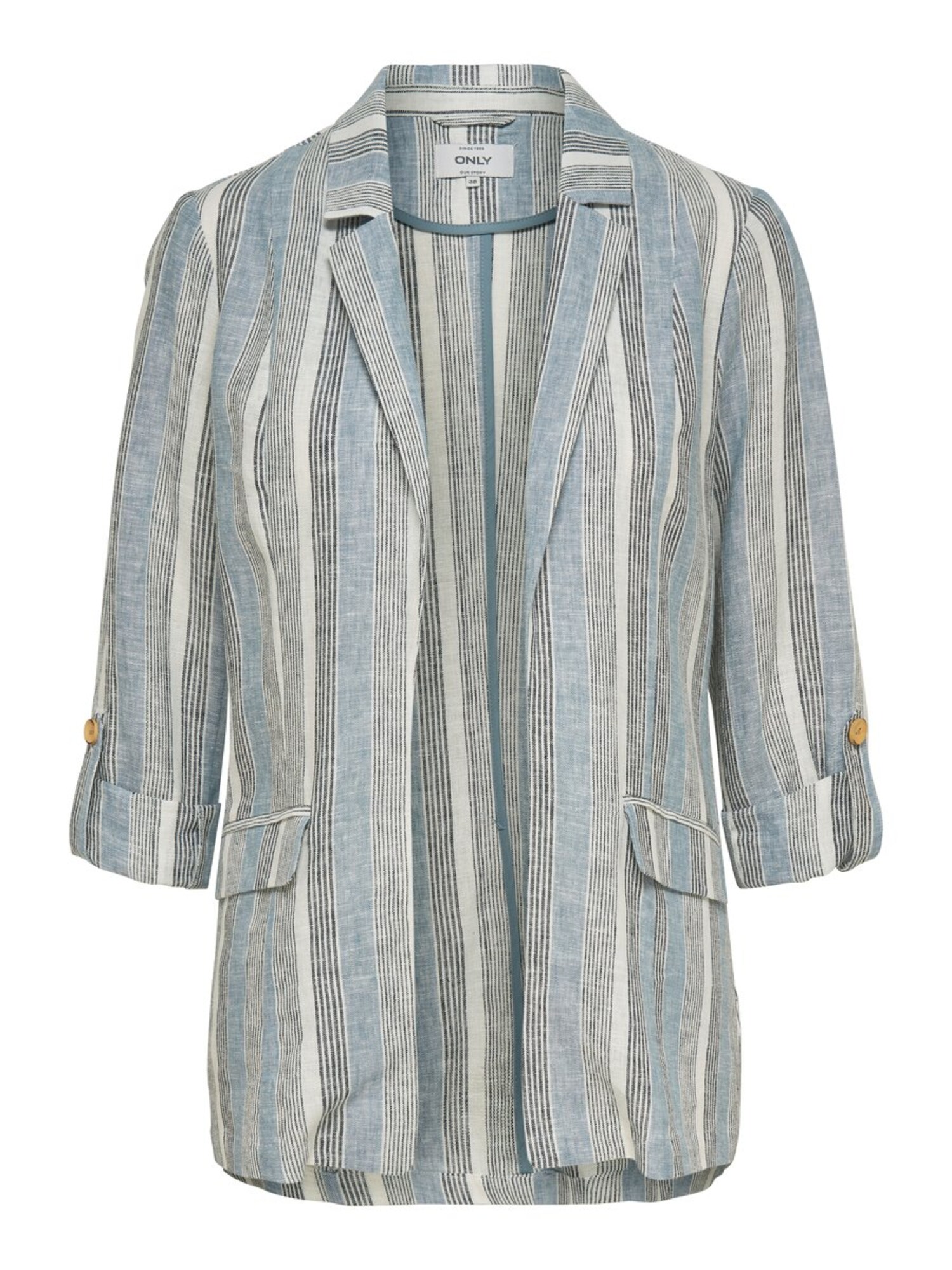 Only Dames Blazers Smoky Blue Wit only kopen in de aanbieding