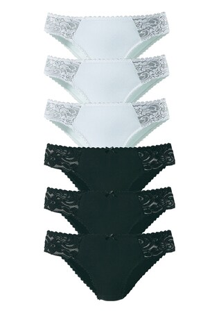 PETITE FLEUR, Slip, fekete & fehér