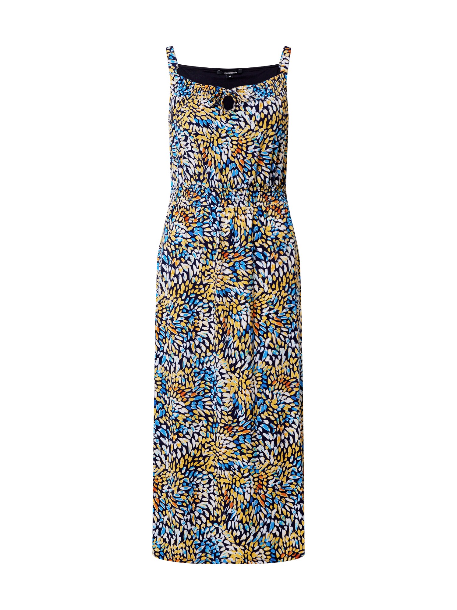 Comma Rochie  Azuriu / Galben Miere / Portocaliu Inchis / Negru / Alb