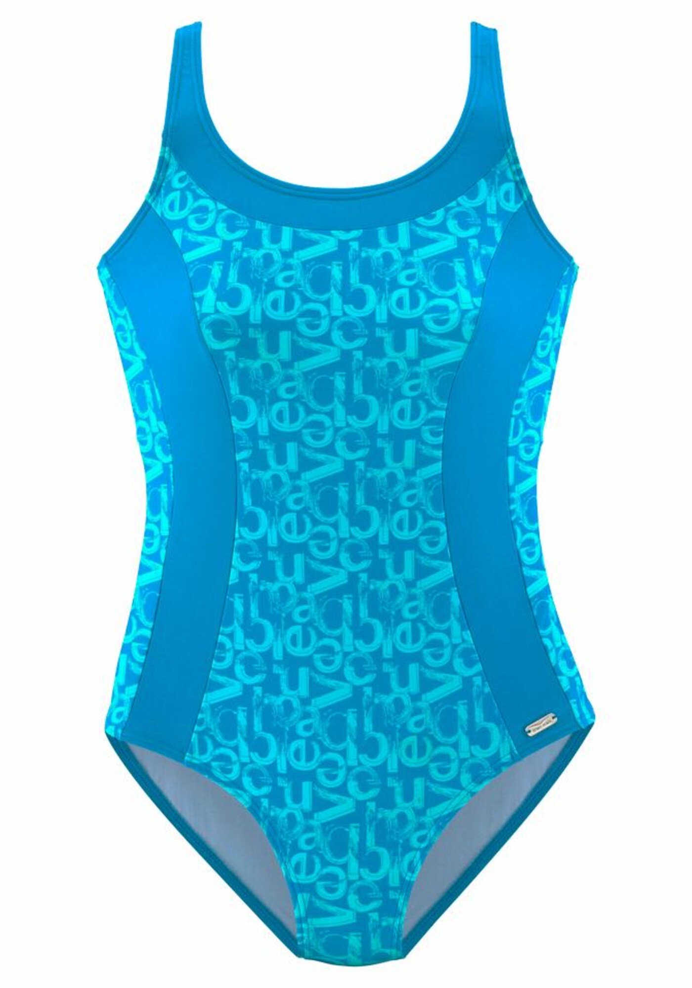 VENICE BEACH Costum de baie modelator Karibik  albastru / albastru aqua