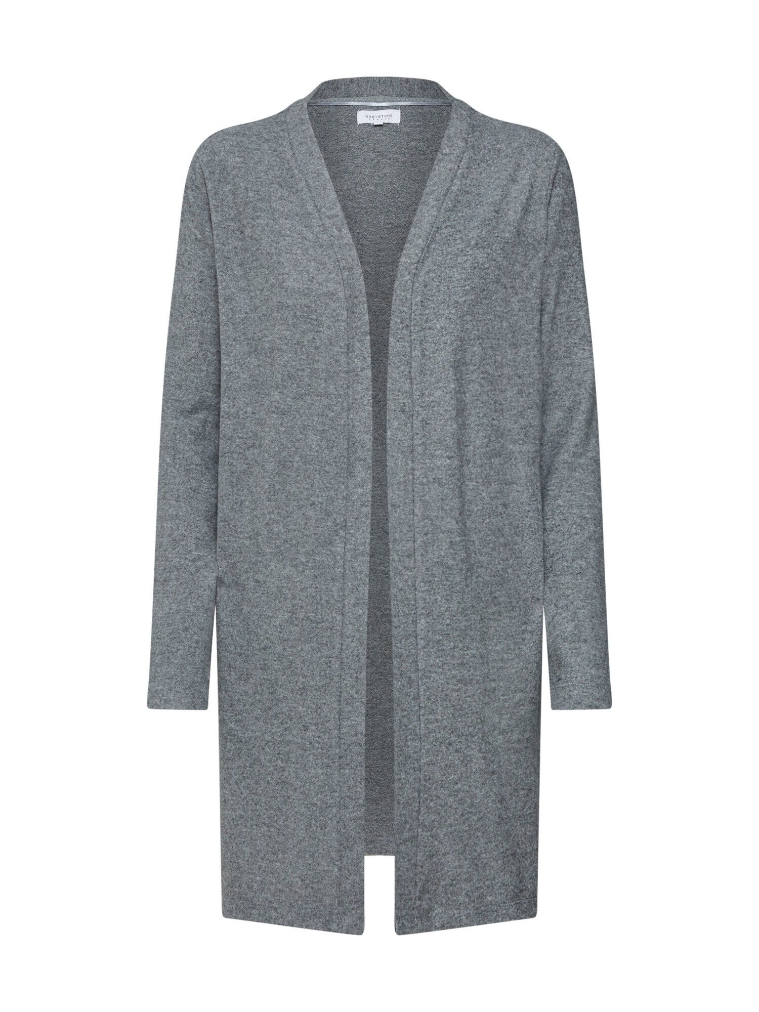 Greystone Dames Gebreid Vest Grijs greystone kopen in de aanbieding