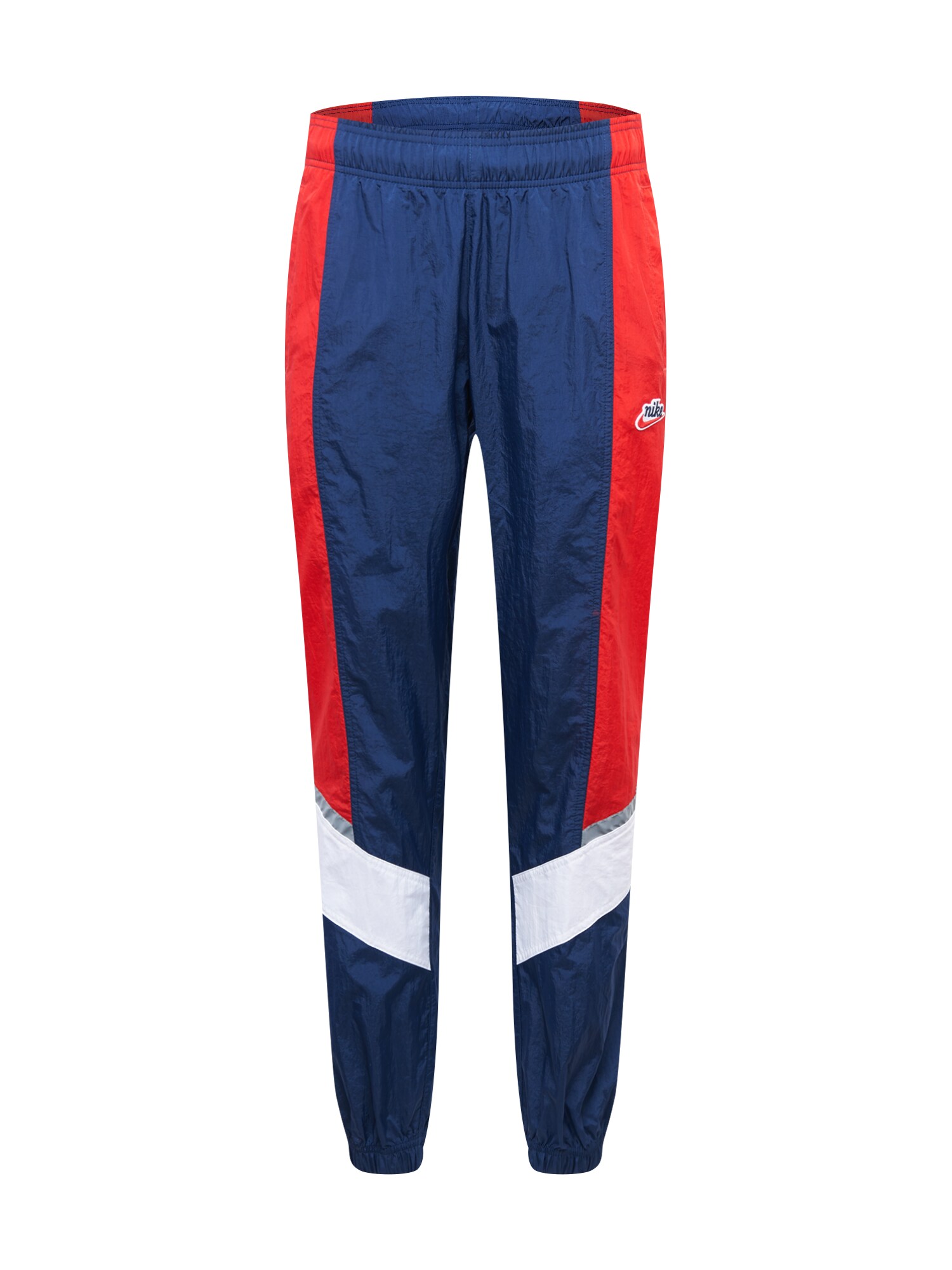 Nike Sportswear Kelnės 'Heritage Windrunner'  raudona / tamsiai mėlyna / balta