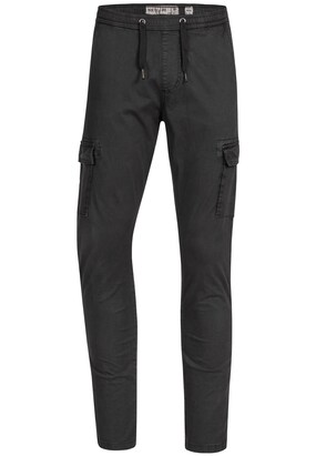 INDICODE JEANS Cargobroek ‘Broadwick’ Zwart