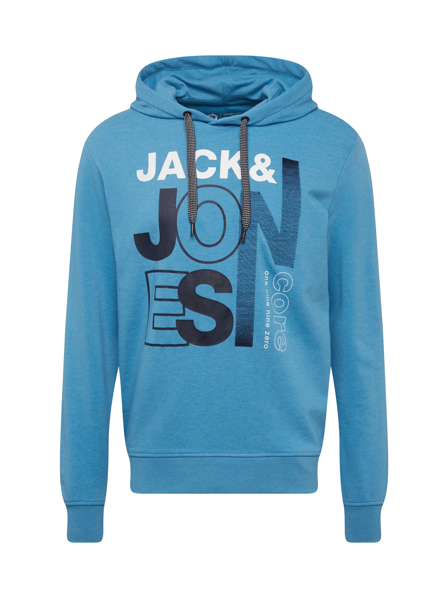 Jack And Jones Heren Sweatshirt Cotilly Lichtblauw Wit jack and jones kopen in de aanbieding