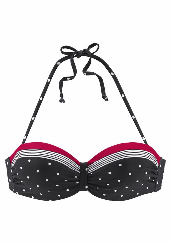LASCANA, Bikini felső 'Monroe', fekete, 2 kép a 4 közül