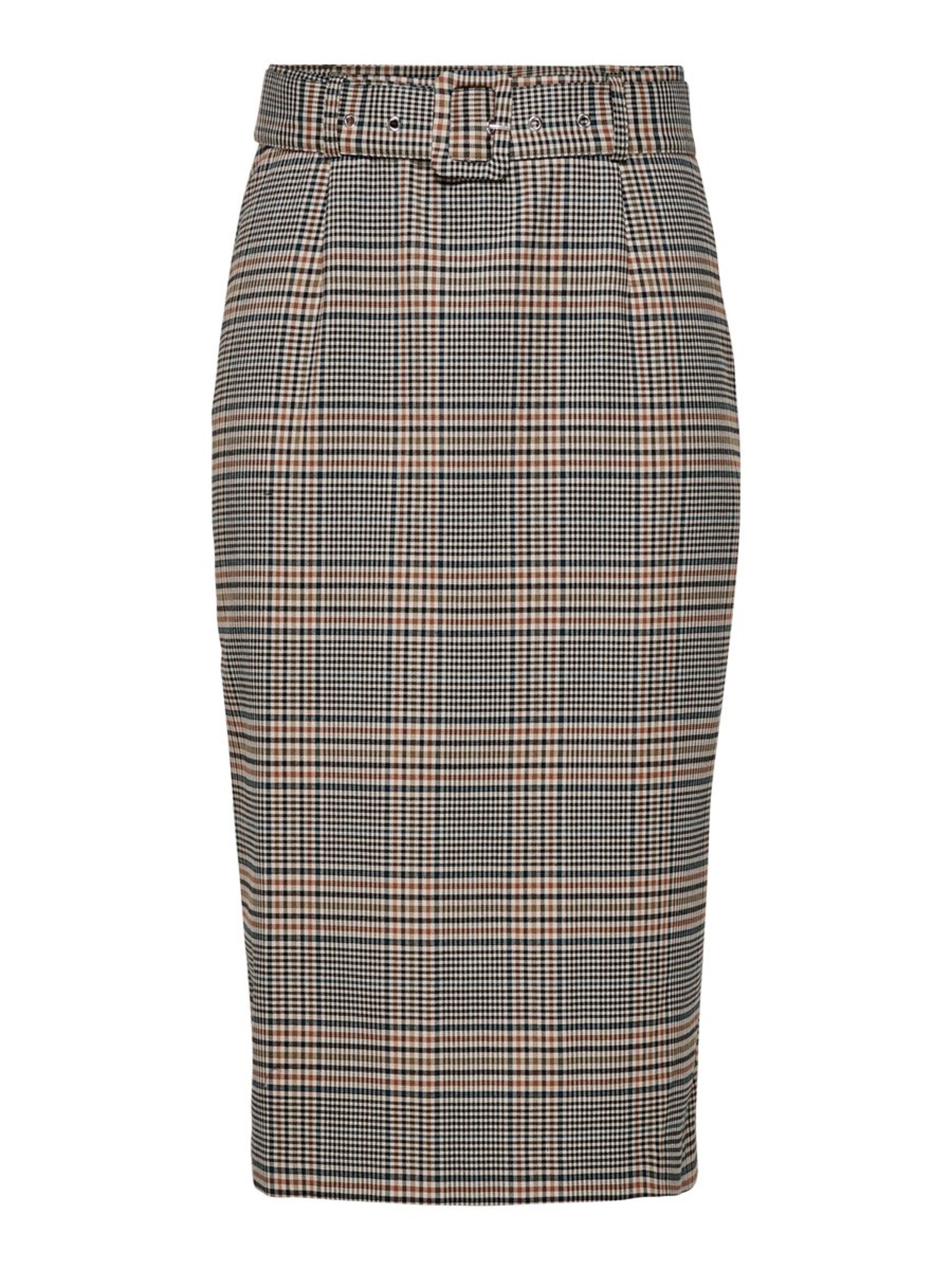 Only Dames Rok Roestbruin Zwart Natuurwit only kopen in de aanbieding