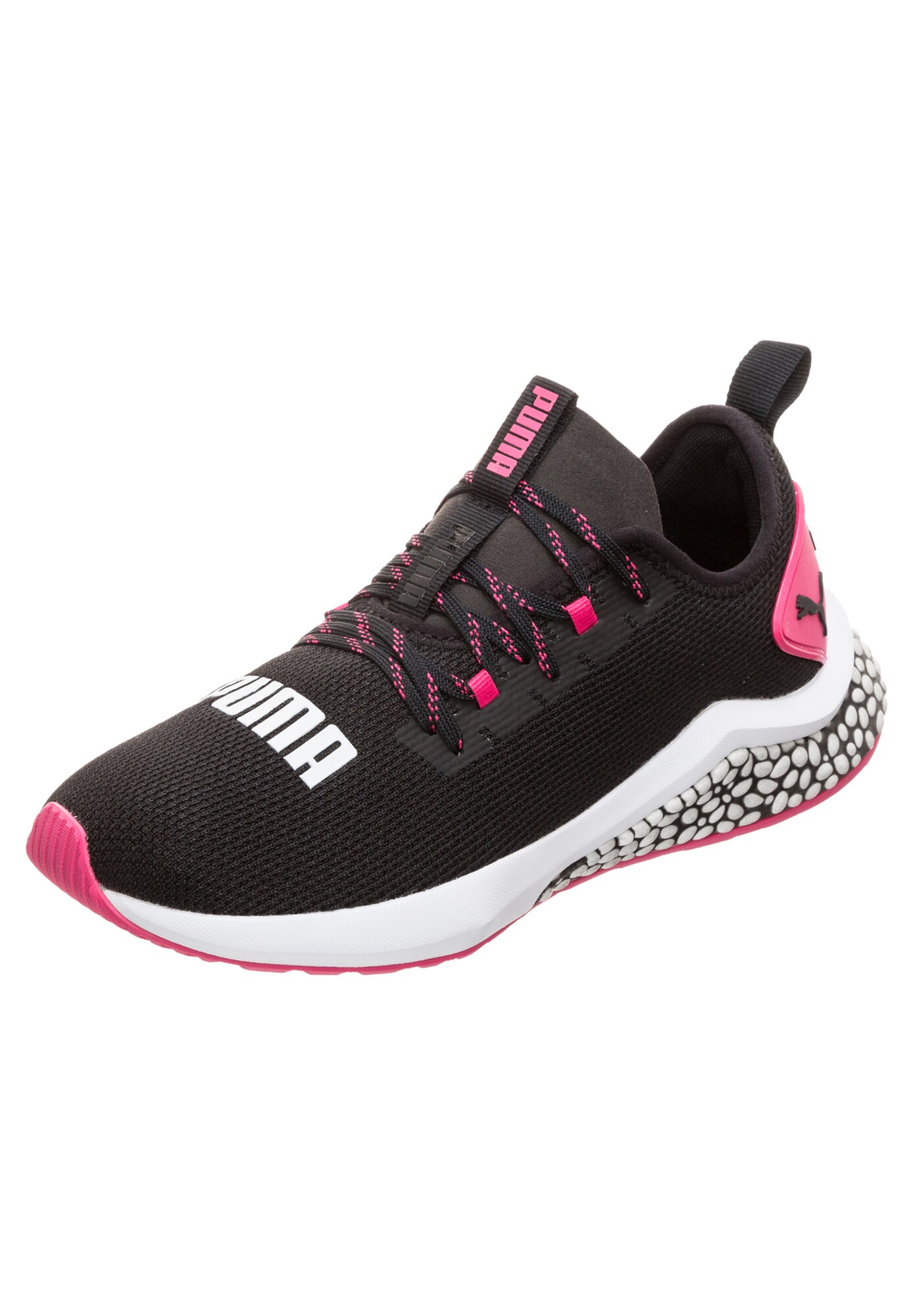 Puma Dames Loopschoen Hybrid Nx Pink Zwart Wit puma kopen in de aanbieding