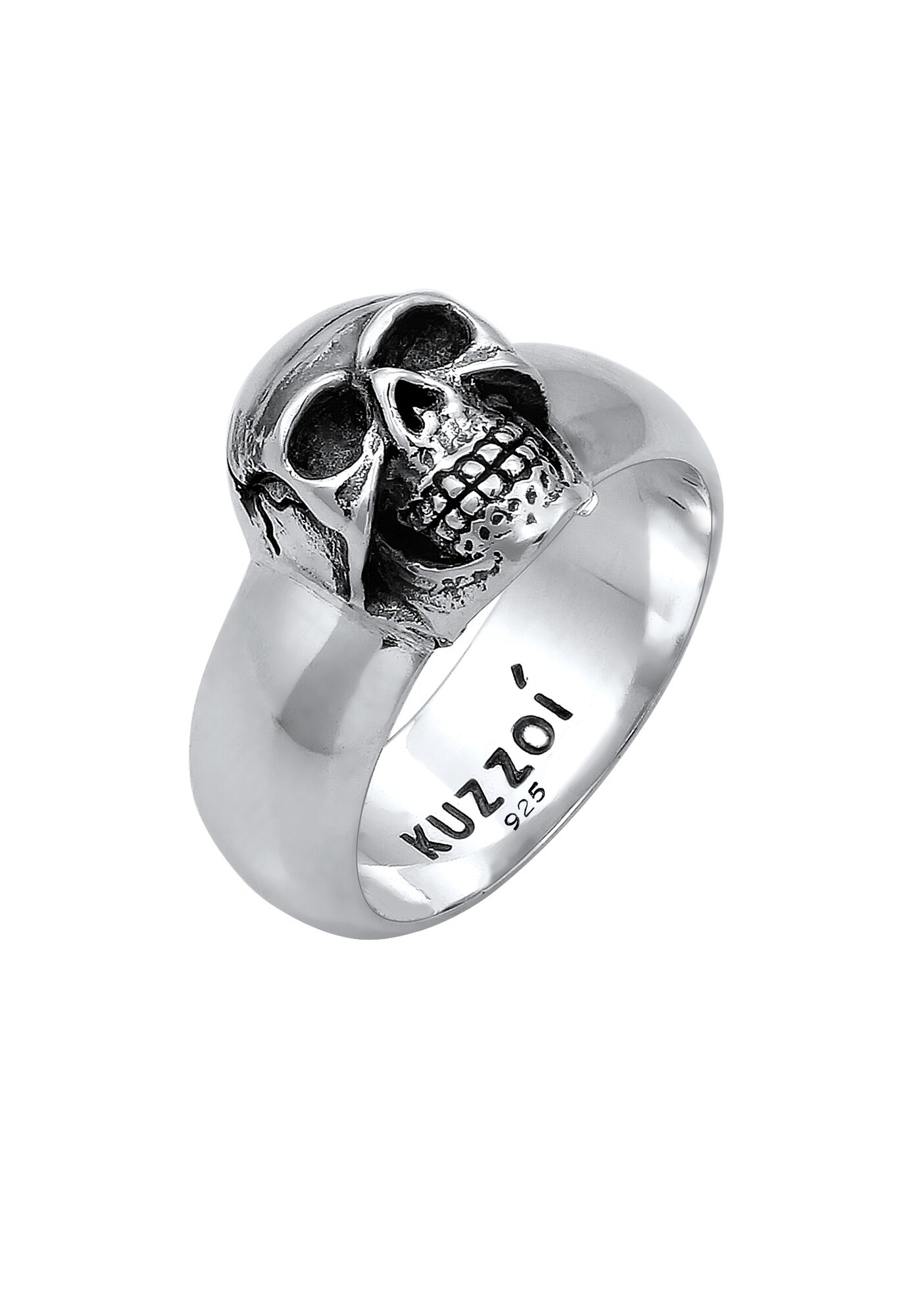 KUZZOI Žiedas 'Totenkopf'  sidabrinė