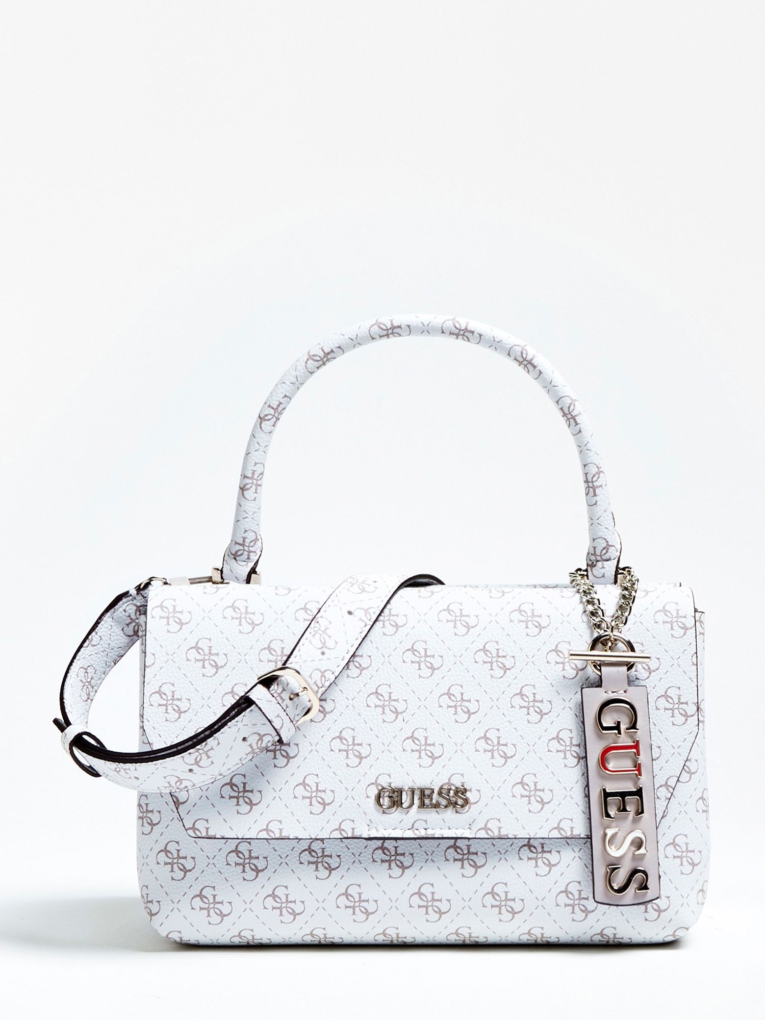 GUESS Handtasche Maci weiß