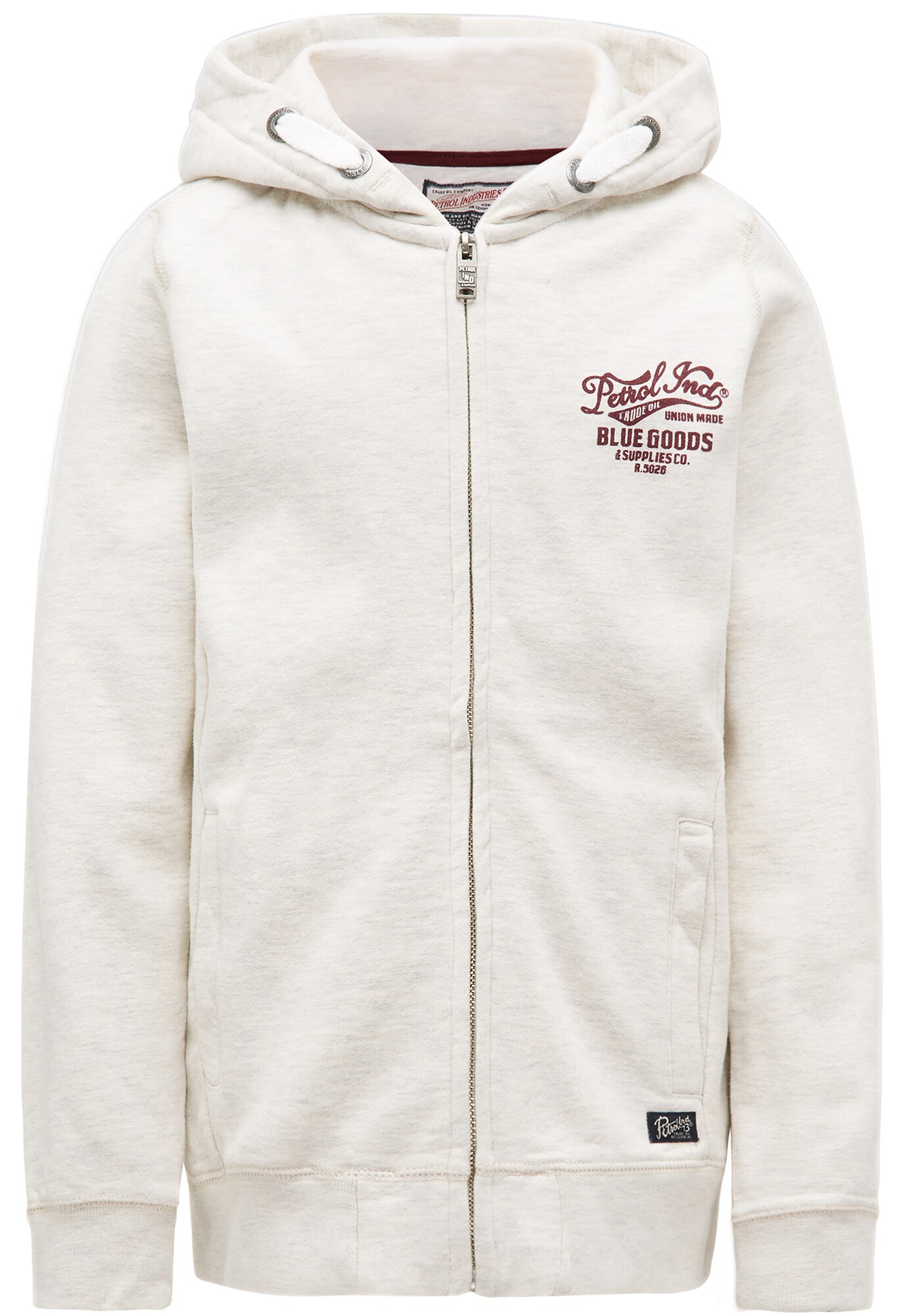 Petrol Industries Meisjes Sweatvest Beige Donkerrood Zilver Wit petrol industries kopen in de aanbieding