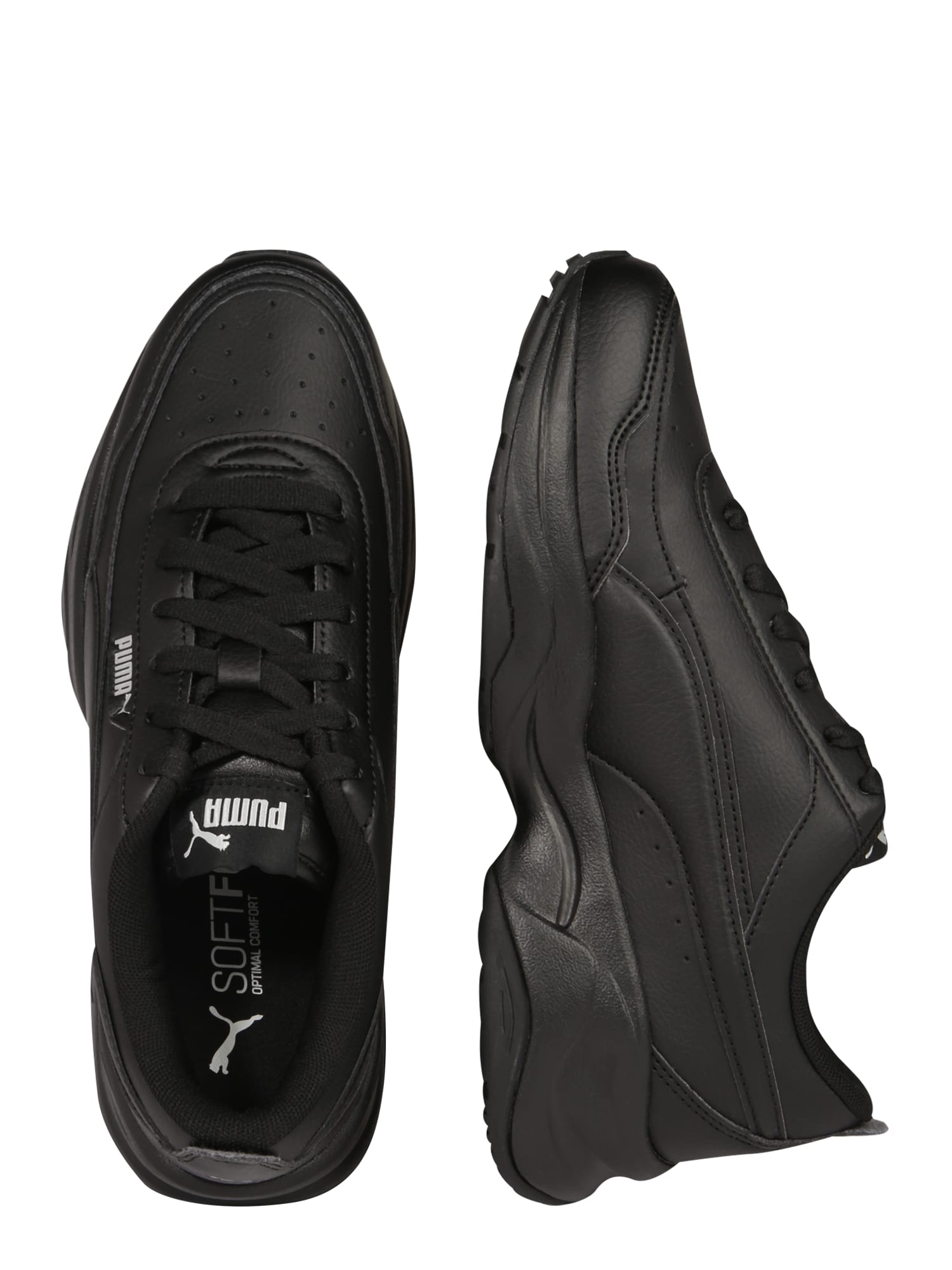 PUMA Rövid szárú sportcipők 'Cilia'  fekete / fehér termék 2. képe