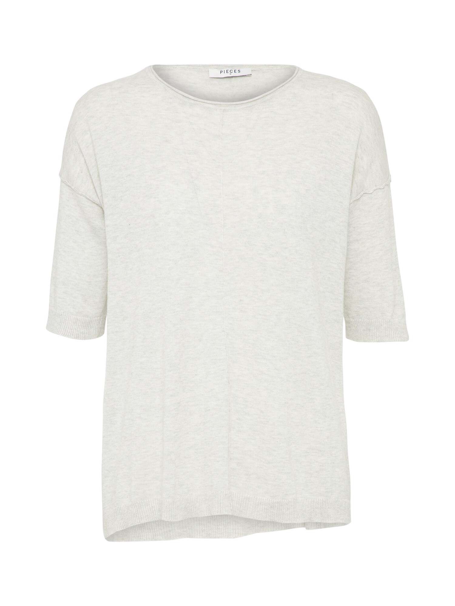 Pieces Dames Trui Pcirma Grijs Gemeleerd pieces kopen in de aanbieding