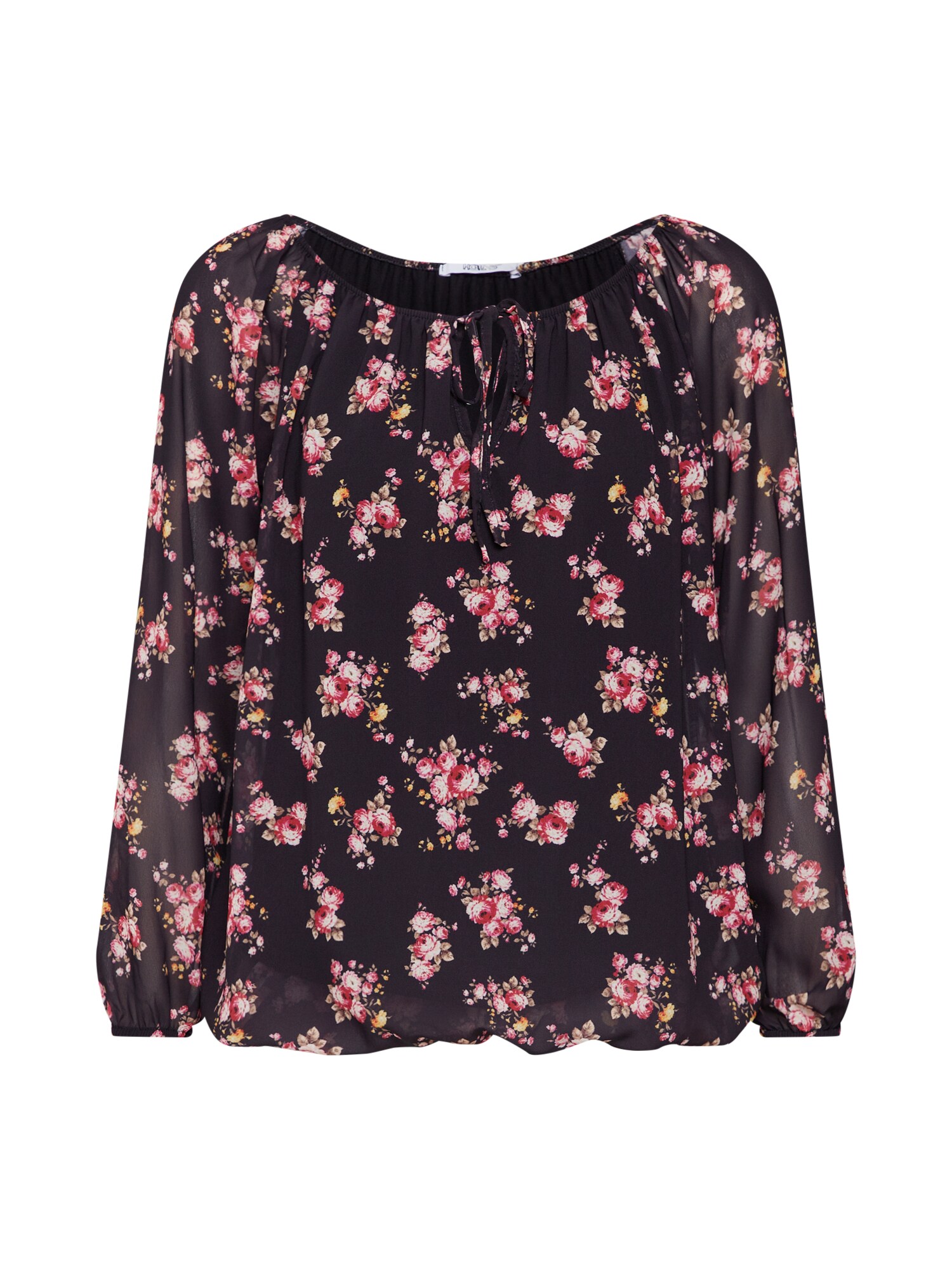 Hailys Dames Blouse Cara Gemengde Kleuren Zwart hailys kopen in de aanbieding