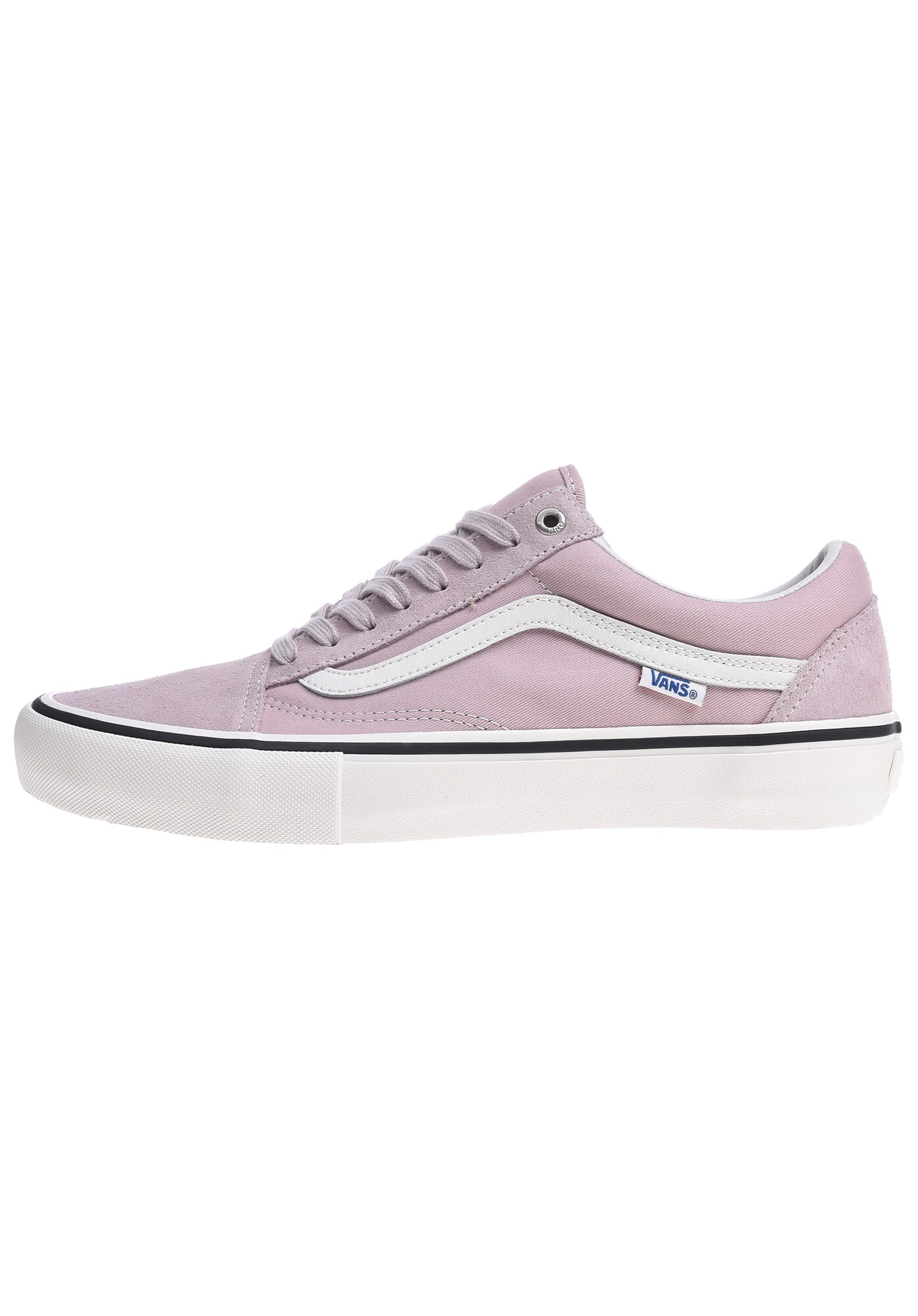 Vans Heren Sneakers Laag Old Skool Pro Lichtlila Wit vans kopen in de aanbieding