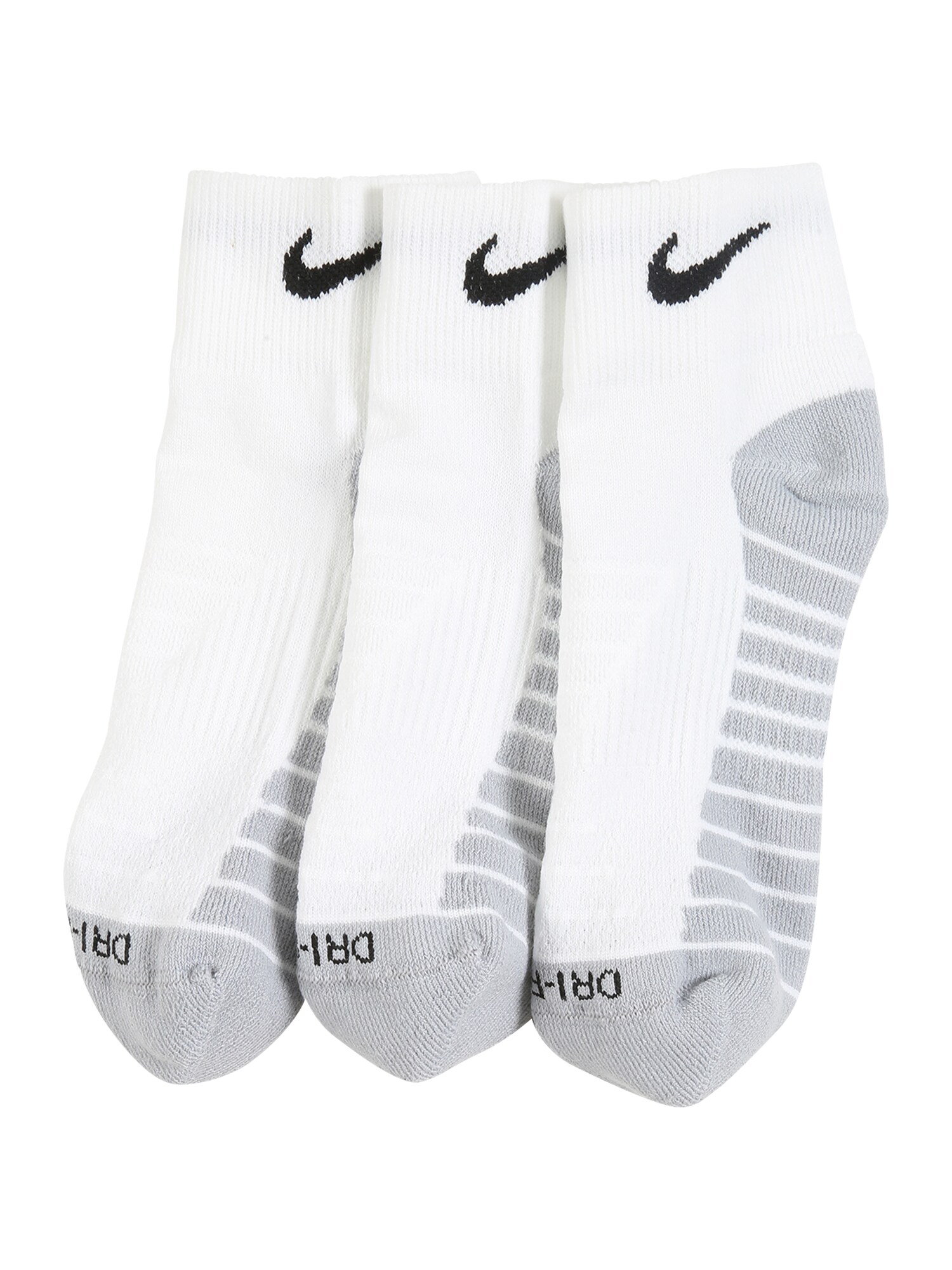 NIKE Sportinės kojinės 'Everyday Max Cushioned'  pilka / juoda / balta