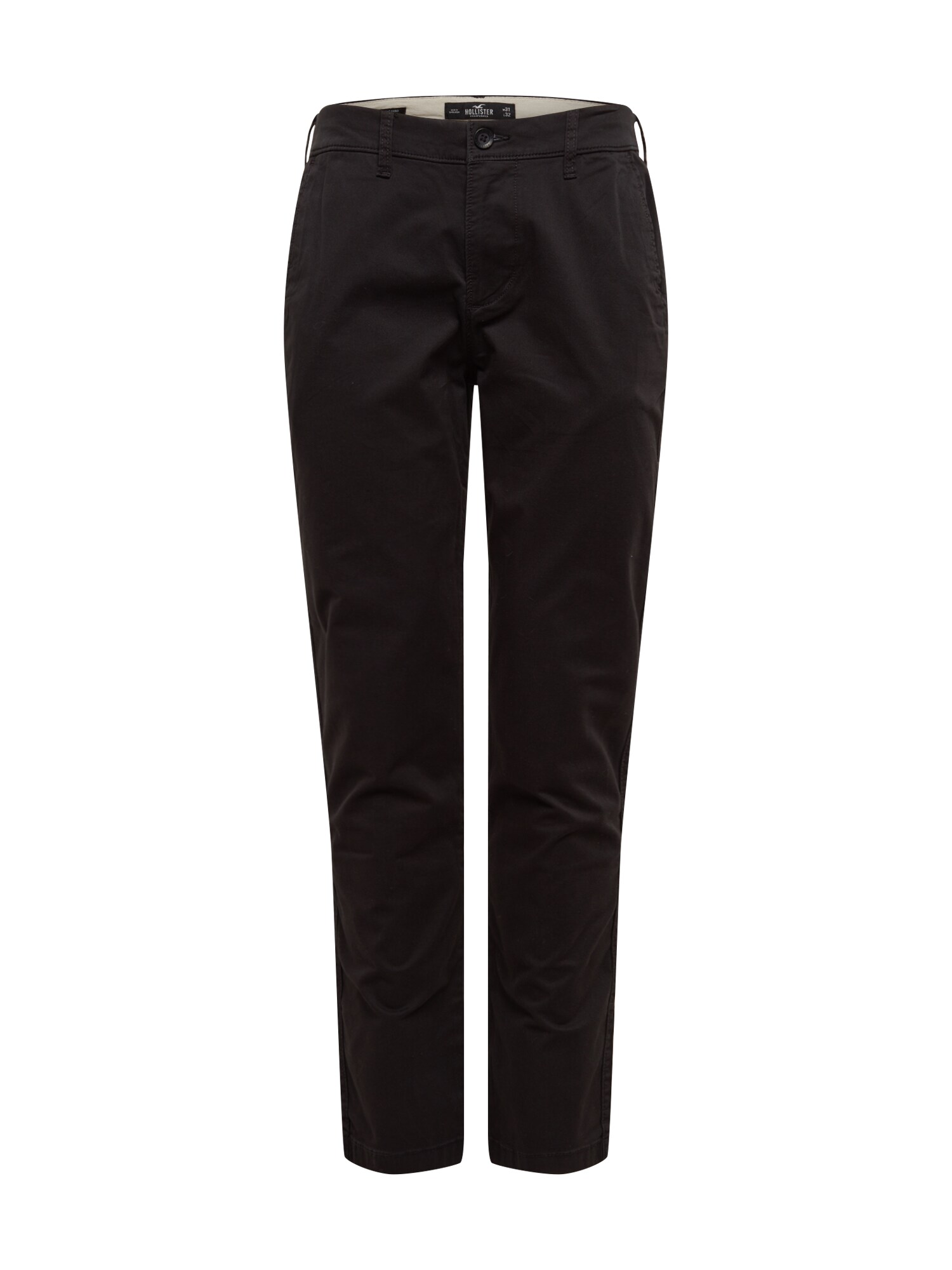 HOLLISTER Chino stiliaus kelnės  juoda
