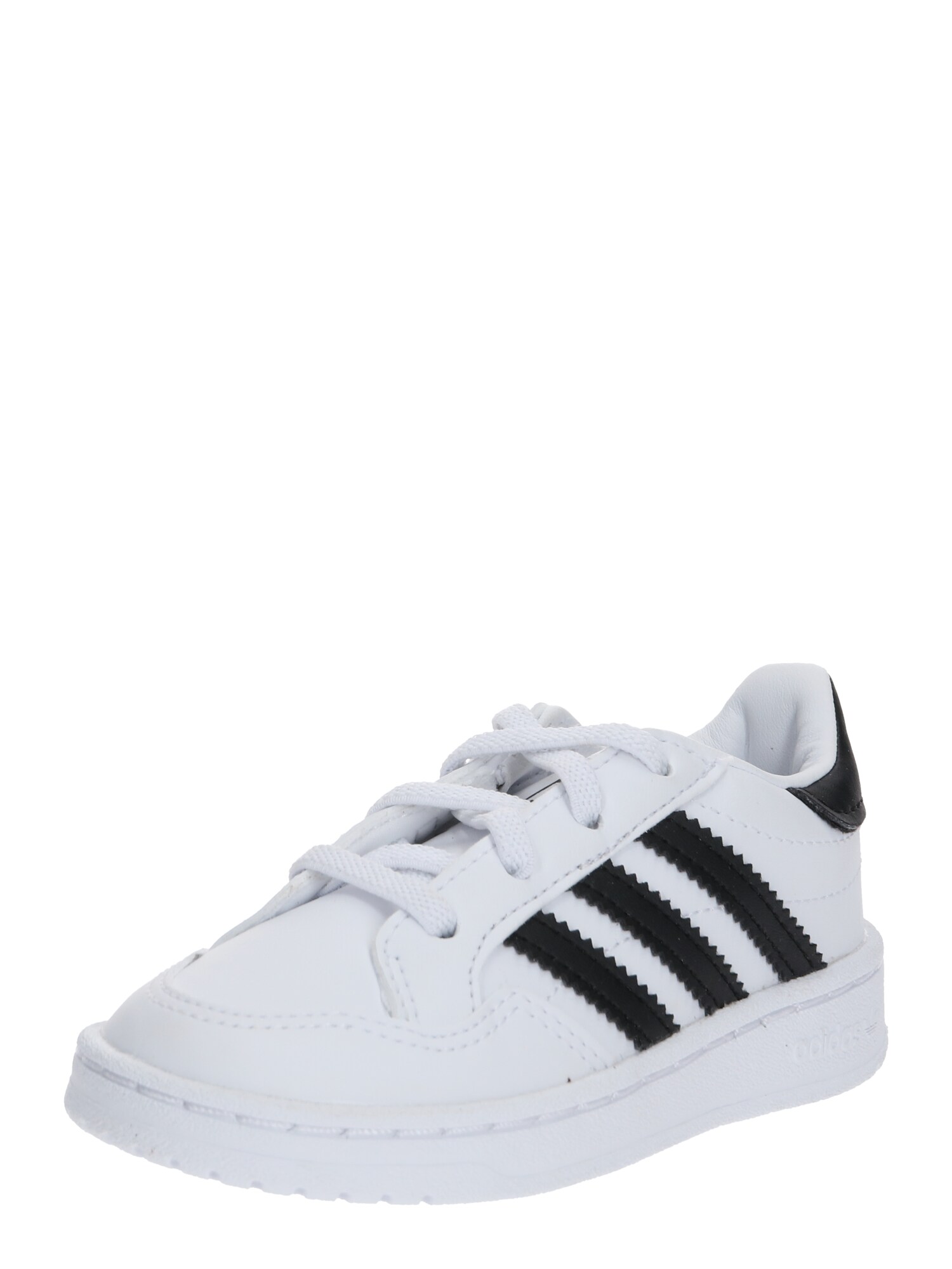 ADIDAS ORIGINALS Sportbačiai 'Court Novice EL I'  balta / juoda