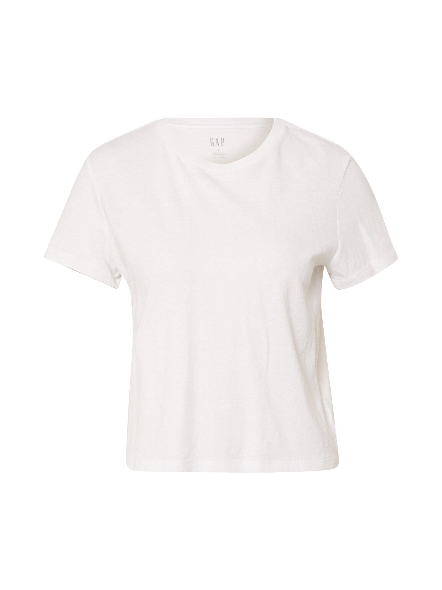GAP Marškinėliai 'SS SHRUNKEN TEE'  balta