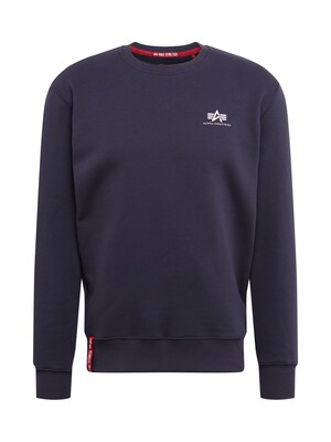 ALPHA INDUSTRIES Sudadera  marino / blanco