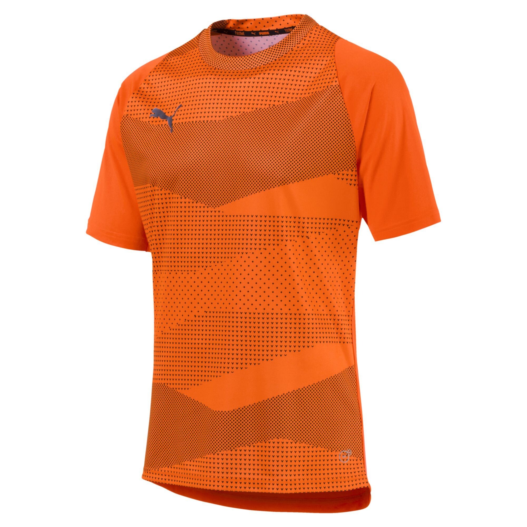 PUMA Tricou funcțional  portocaliu / portocaliu închis / argintiu