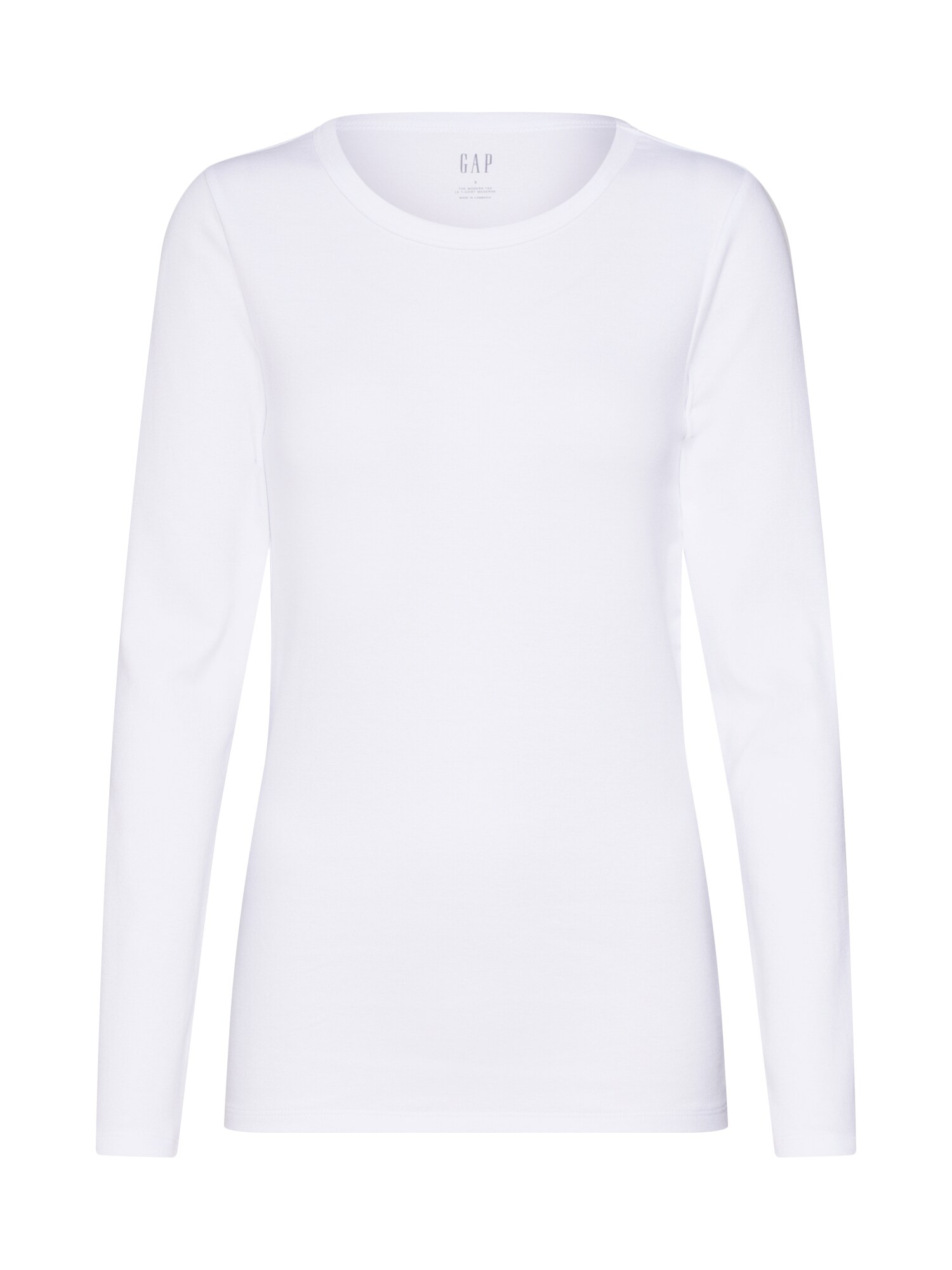 GAP Marškinėliai 'LSMODCREW'  natūrali balta