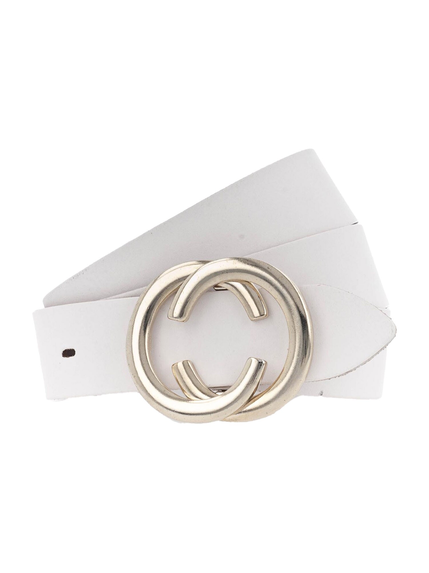 VANZETTI Curea  auriu / alb