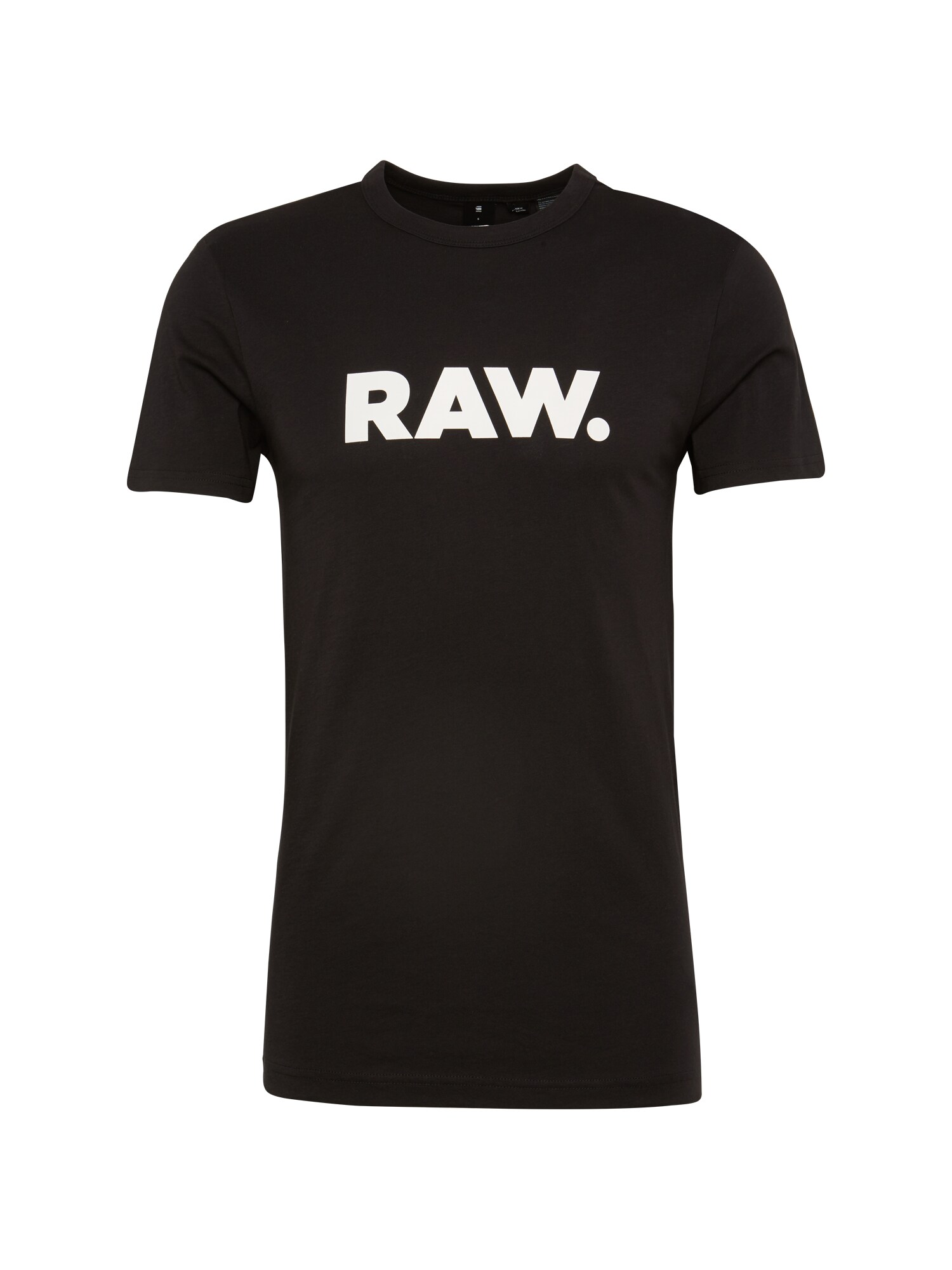 G-Star RAW Marškinėliai 'Holorn'  juoda / balta