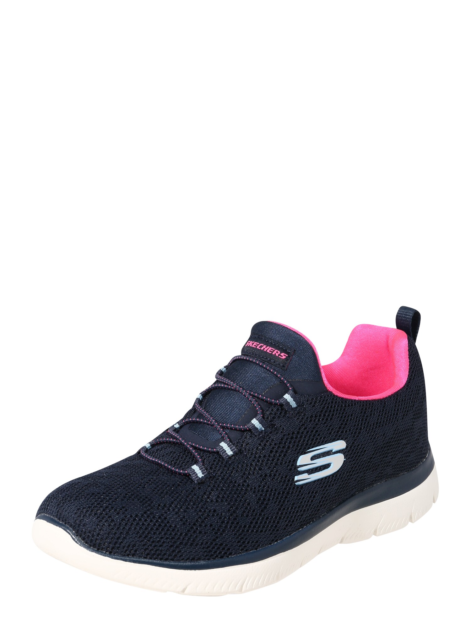 SKECHERS Nízke tenisky 'Summits'  námornícka modrá / opálová / ružová / biela