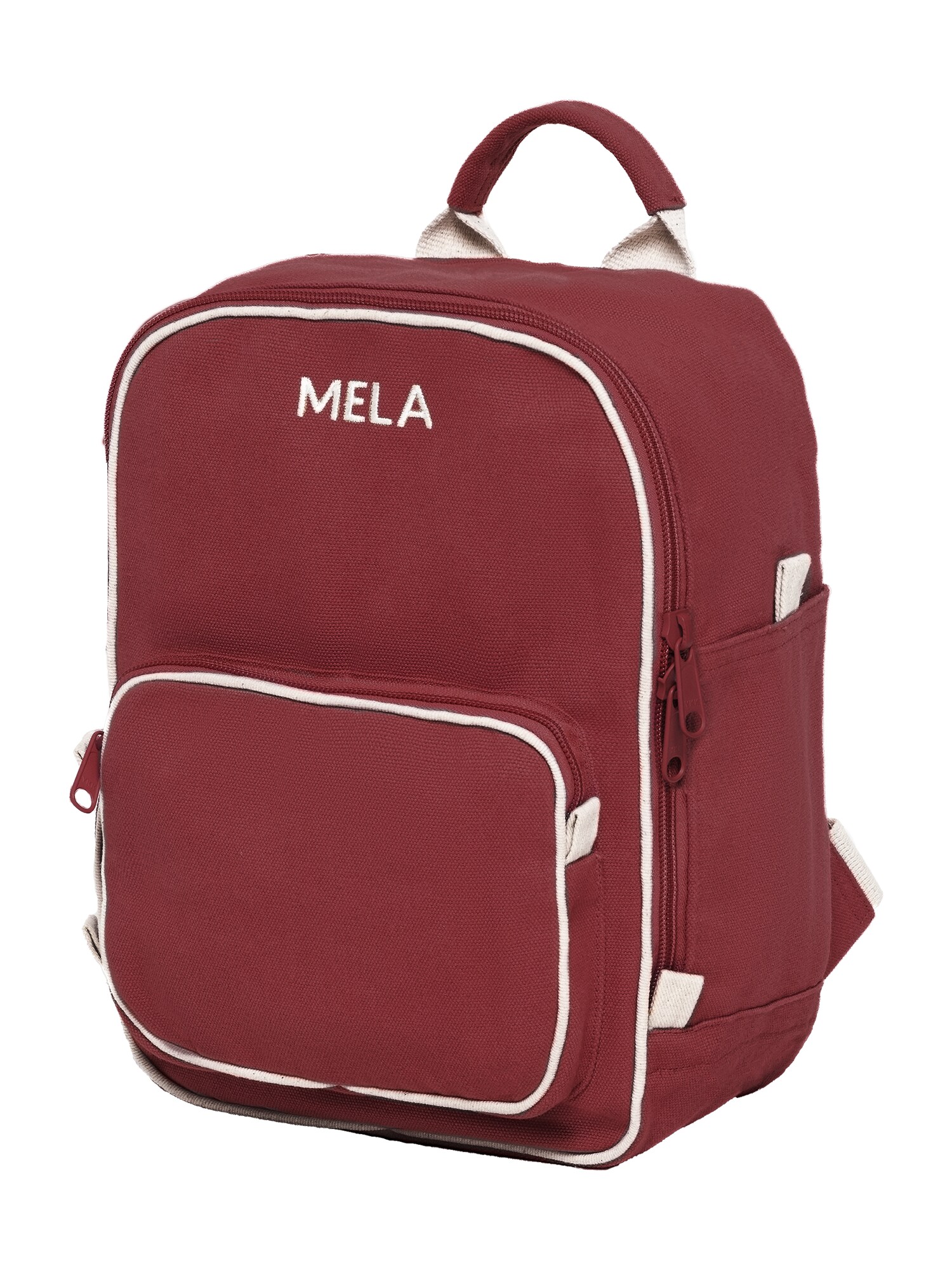 MELAWEAR Kuprinė 'MELA II Mini '  smėlio / burgundiško vyno spalva