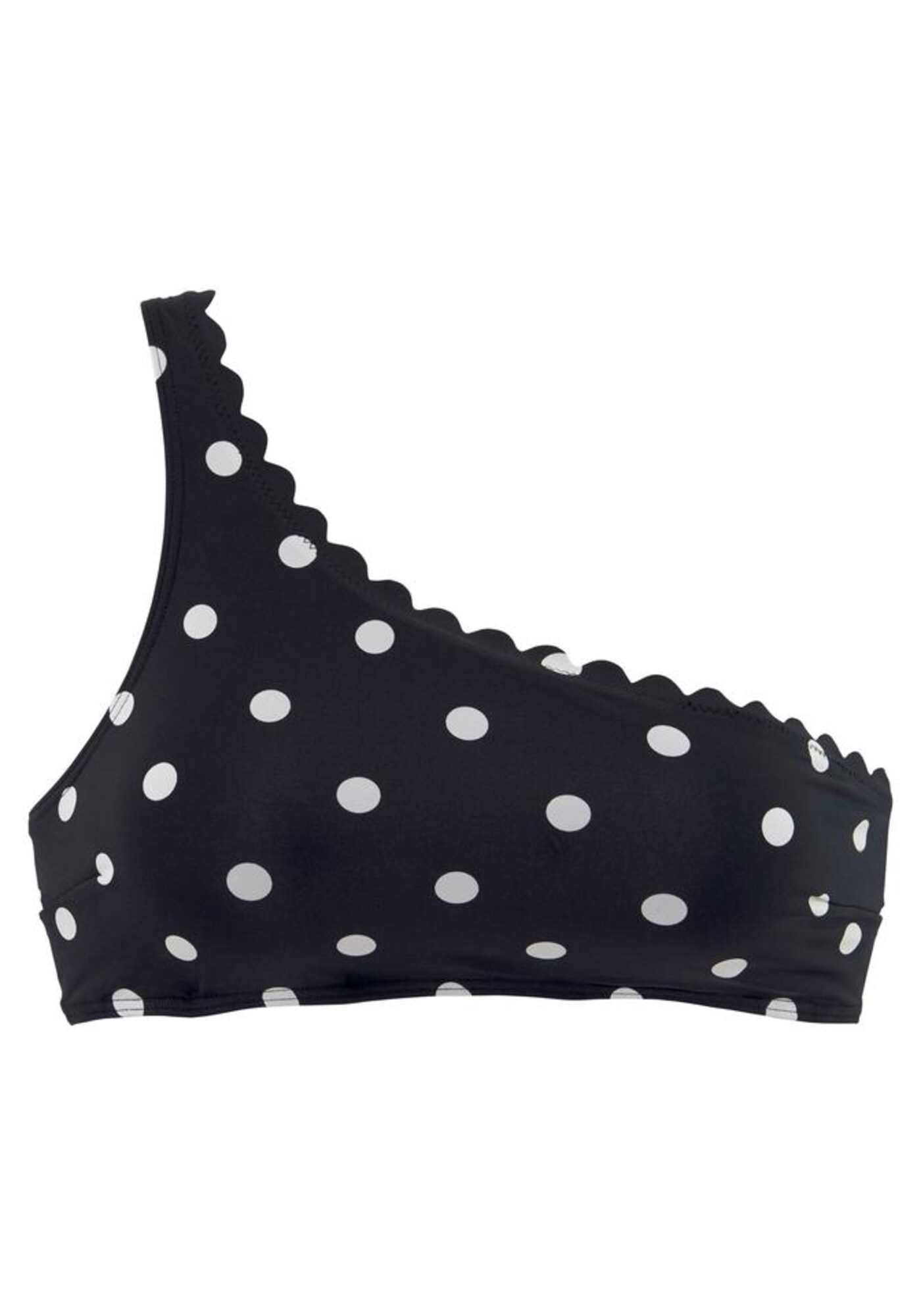 LASCANA Sutien costum de baie  negru / alb