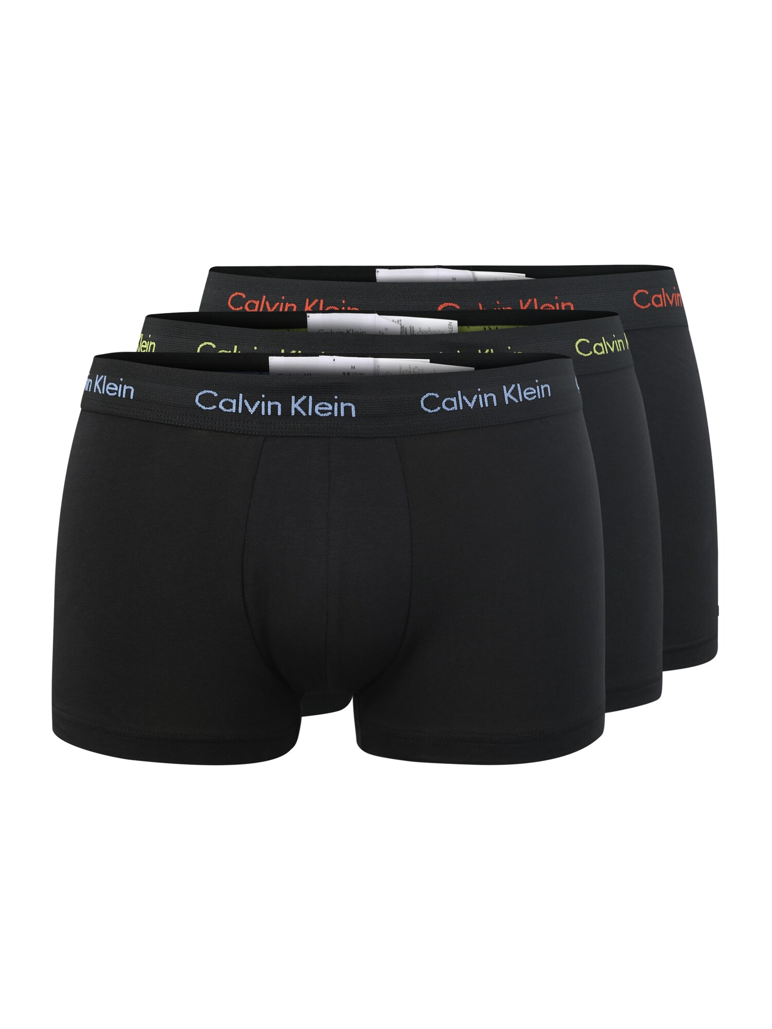 Calvin Klein Underwear Heren Boxershorts Blauw Geel Sinaasappel Zwart calvin klein underwear kopen in de aanbieding