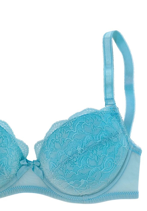 PETITE FLEUR, Melltartó, kék & fehér, 3 kép a 7 közül