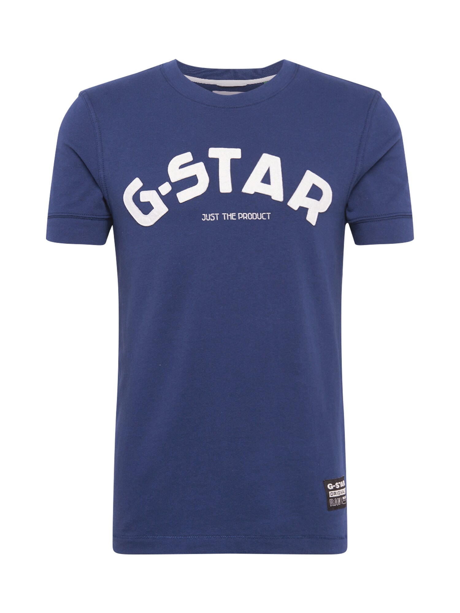 G-Star RAW Marškinėliai  tamsiai mėlyna / balta