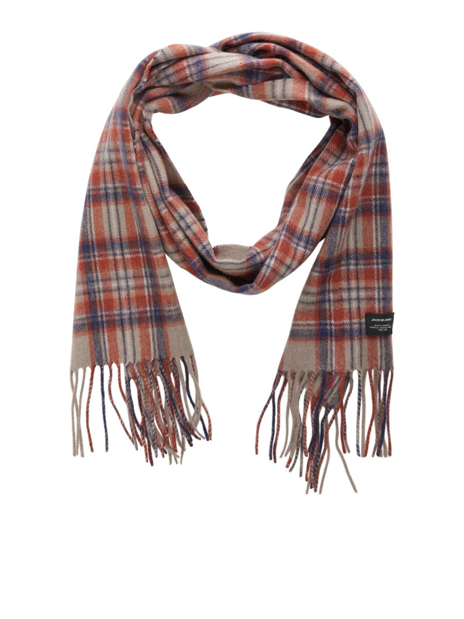 Jack And Jones Heren Sjaal Bruin Rood jack and jones kopen in de aanbieding