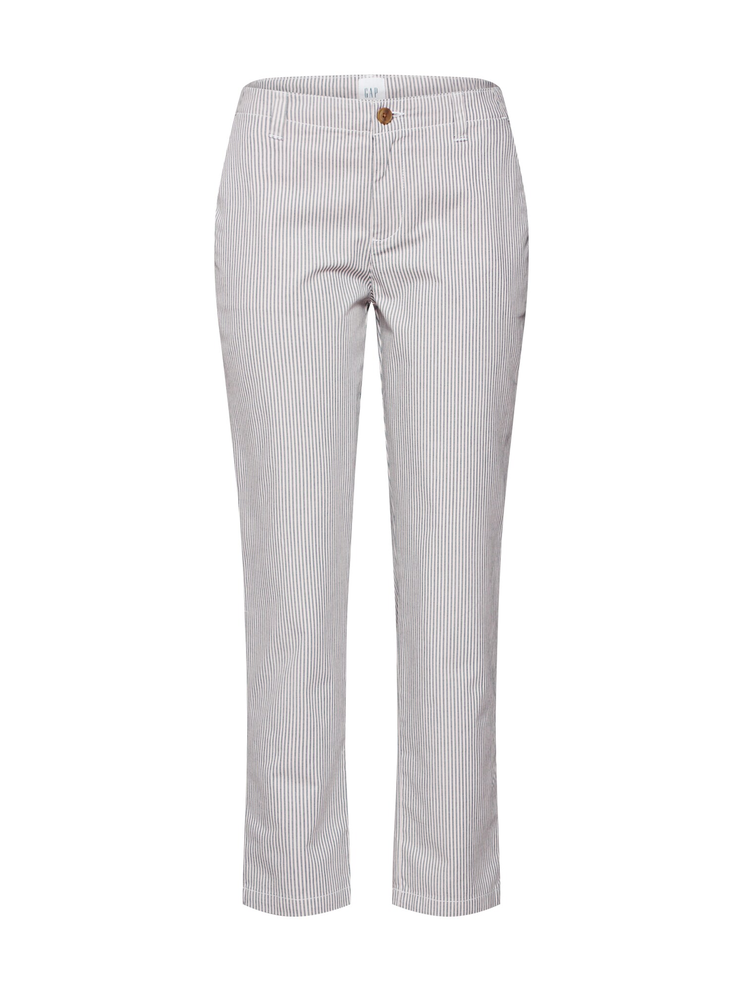 Gap Dames Chino Grijs Wit gap kopen in de aanbieding