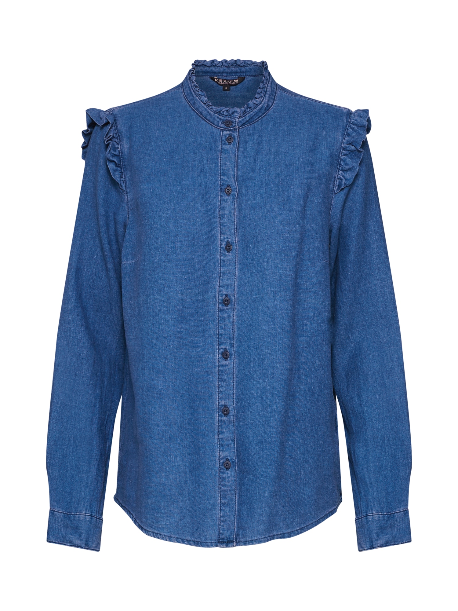 Review Dames Blouse Blauw review kopen in de aanbieding