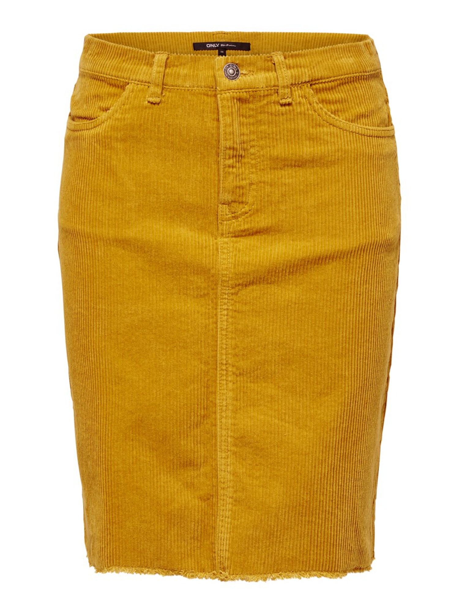 Only Dames Rok Mosterd only kopen in de aanbieding