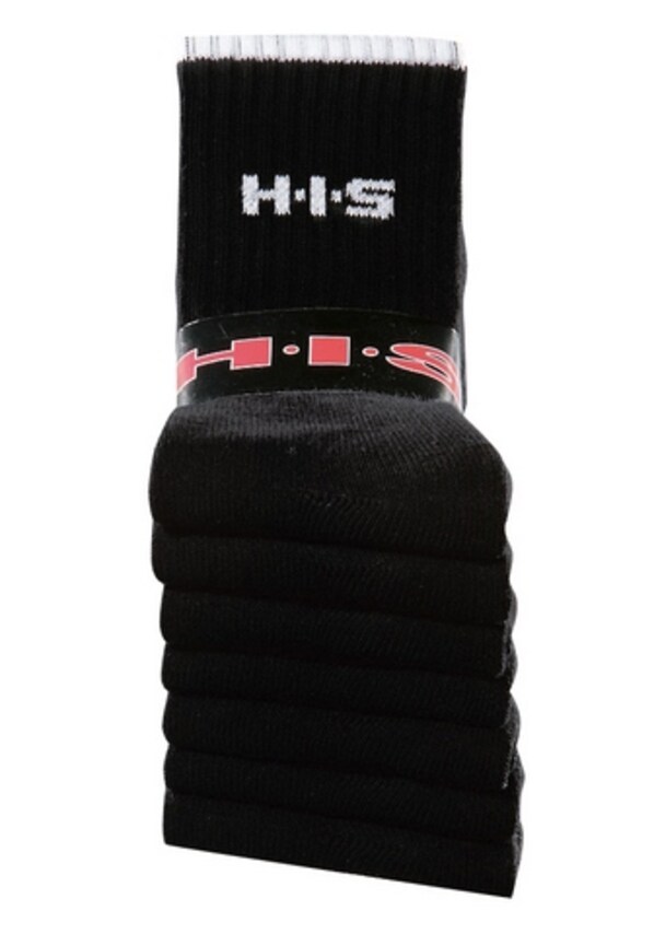 H.I.S, Zokni, fekete, 3 kép a 3 közül
