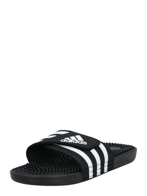 ADIDAS SPORTSWEAR Zapatos abiertos 'Adissage'  negro / blanco