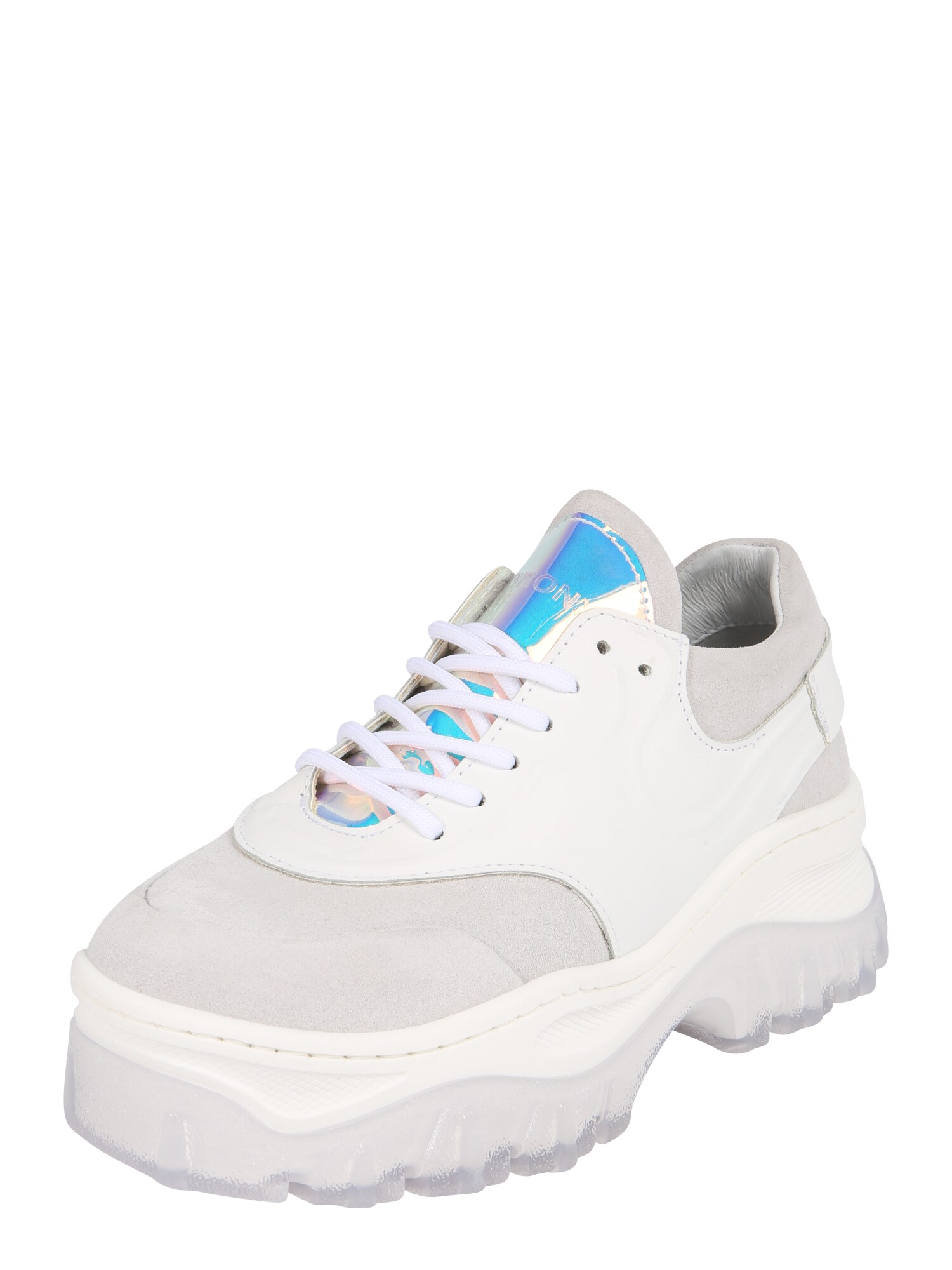 Bronx Dames Sneakers Laag Jaxstar Lichtgrijs Wit bronx kopen in de aanbieding
