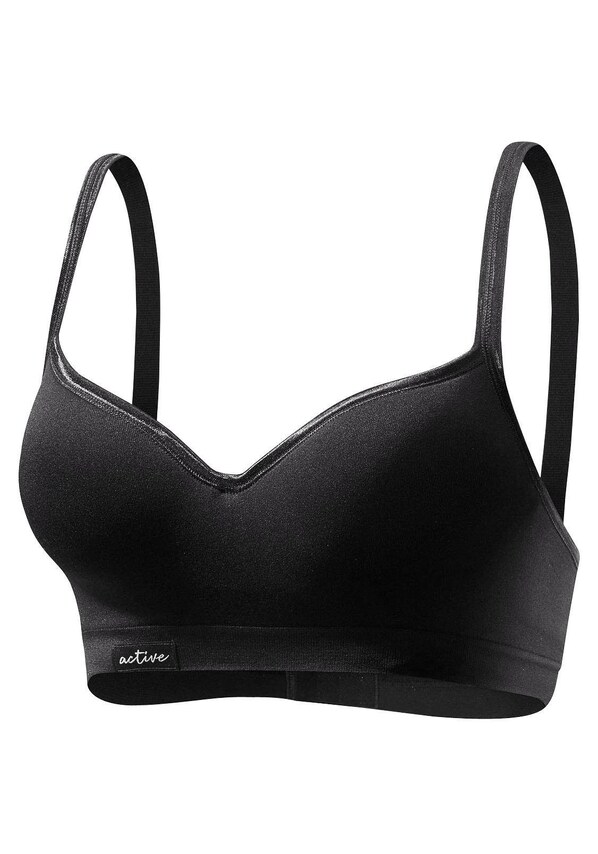 LASCANA ACTIVE, Sportmelltartók, fekete, 1 kép a 2 közül
