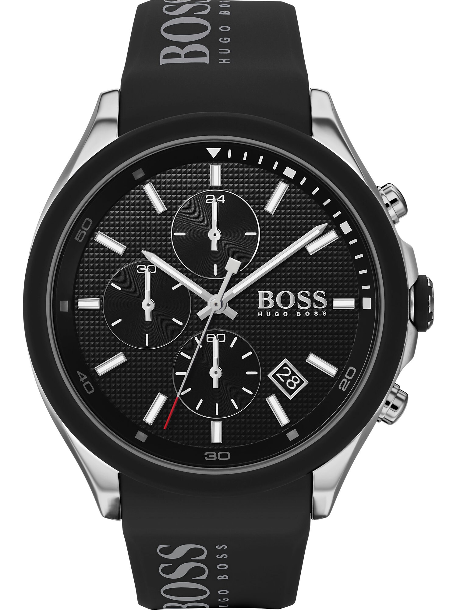 BOSS Analógové hodinky  čierna / strieborná
