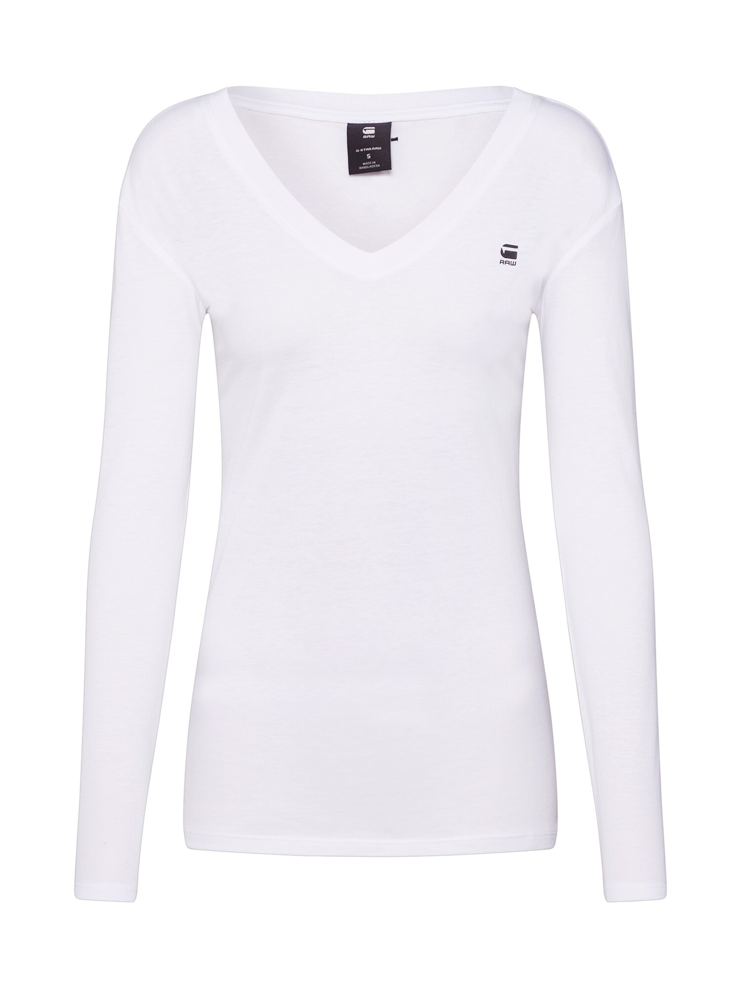 G-Star RAW Marškinėliai 'Eyben Longsleeve'  balta
