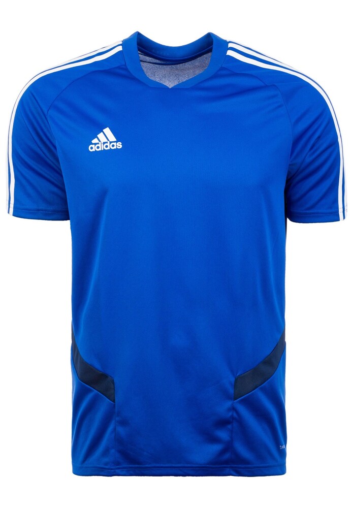 ADIDAS SPORTSWEAR Funktionsshirt 'Tiro 19' Herren Größe XS blau / dunkelblau / weiß